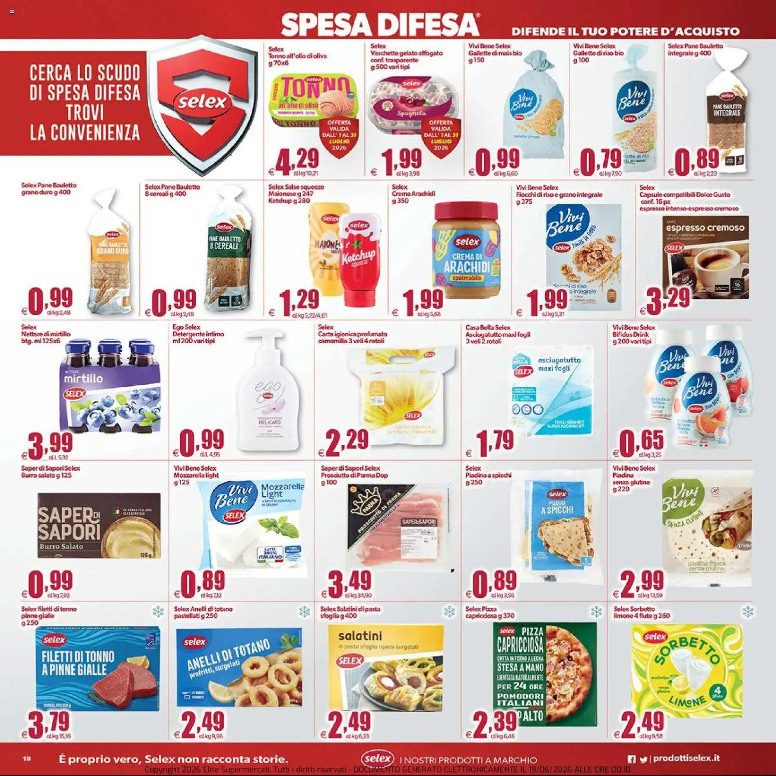Volantino Elite Supermercati del 19.06.2026 | Pagina: 10