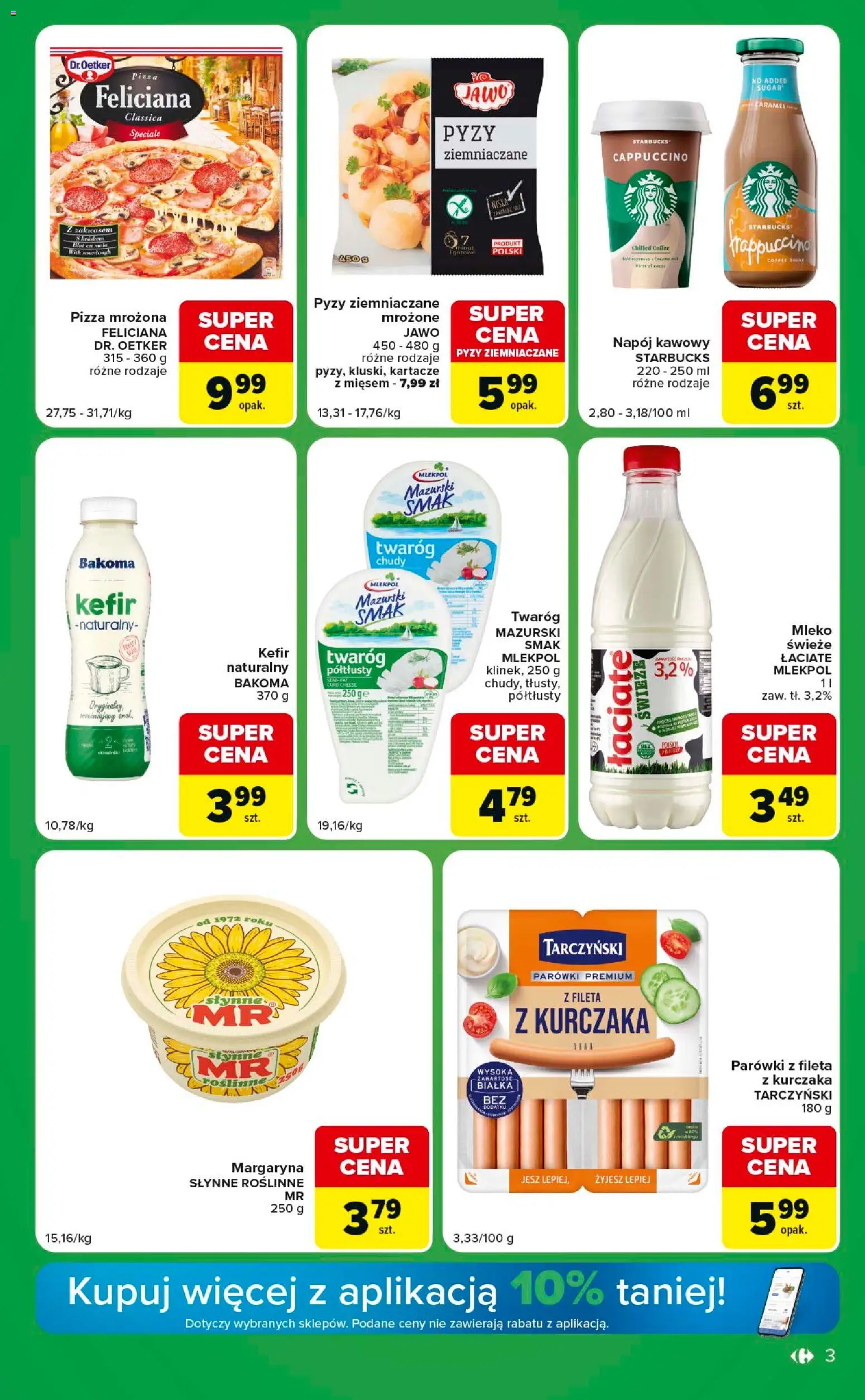 Carrefour gazetka - Express od 15.09.2026 | Strona: 3 | Produkty: Kefir, Mleko, Mleko kefir, Twaróg