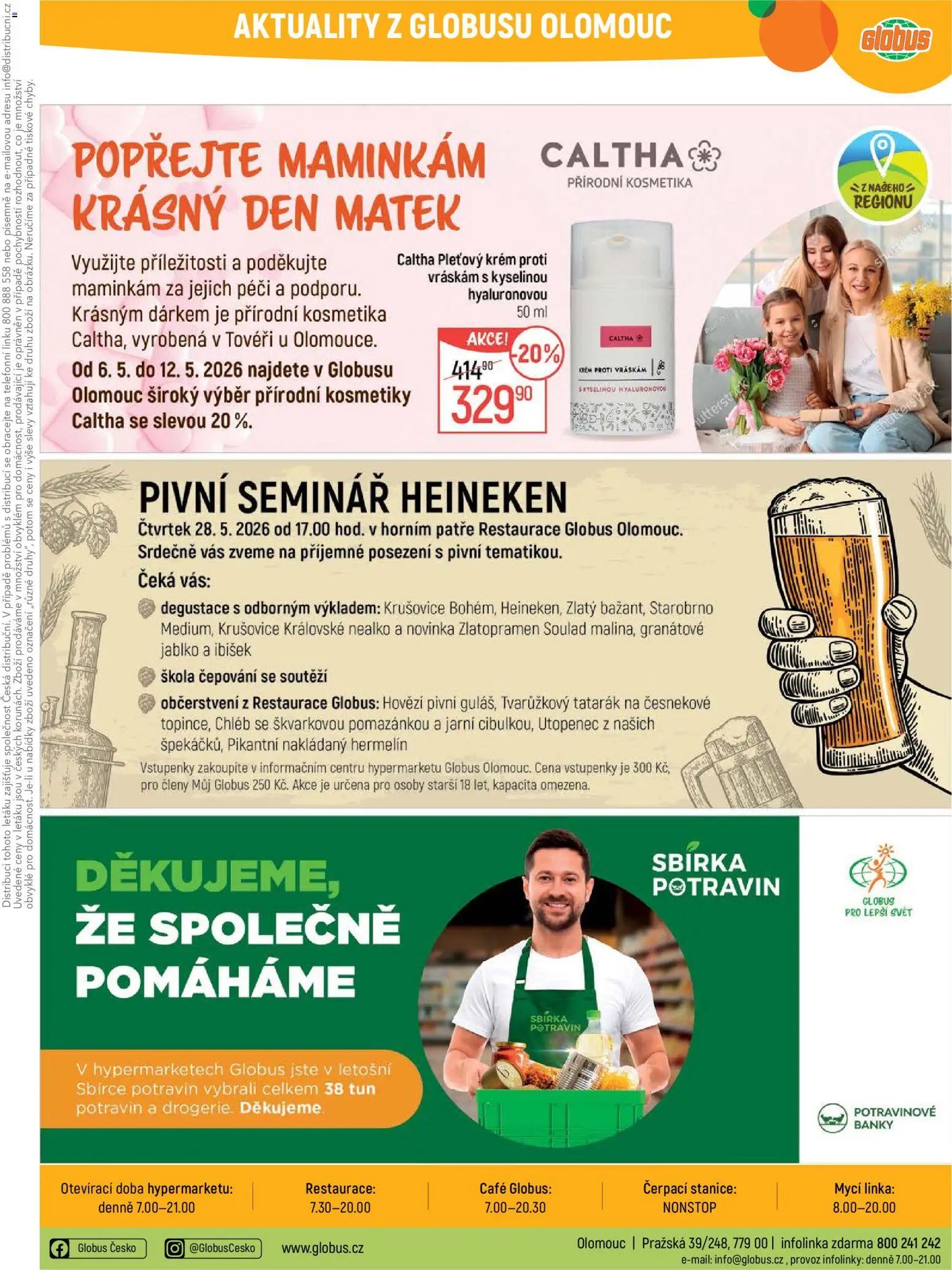 Globus leták - Olomouc od 06.05.2026 | Strana: 34 | Produkty: Zlatopramen, Granátové jablko, Krém, Hermelín