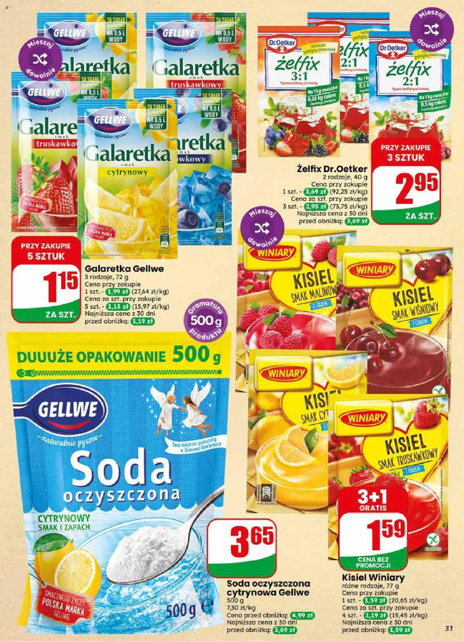 Dino gazetka od 20.05.2026 | Strona: 31 | Produkty: Galaretka, Soda oczyszczona, Zapach