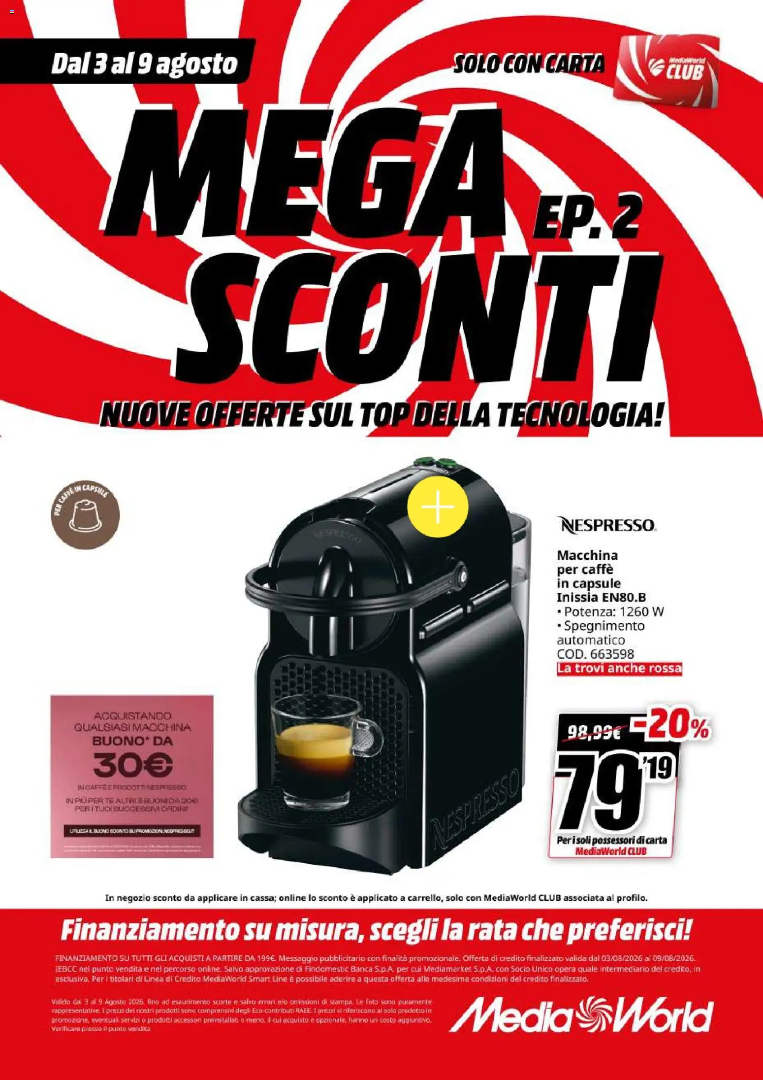 Volantino Media World del 03/08/2026 | Pagina: 44