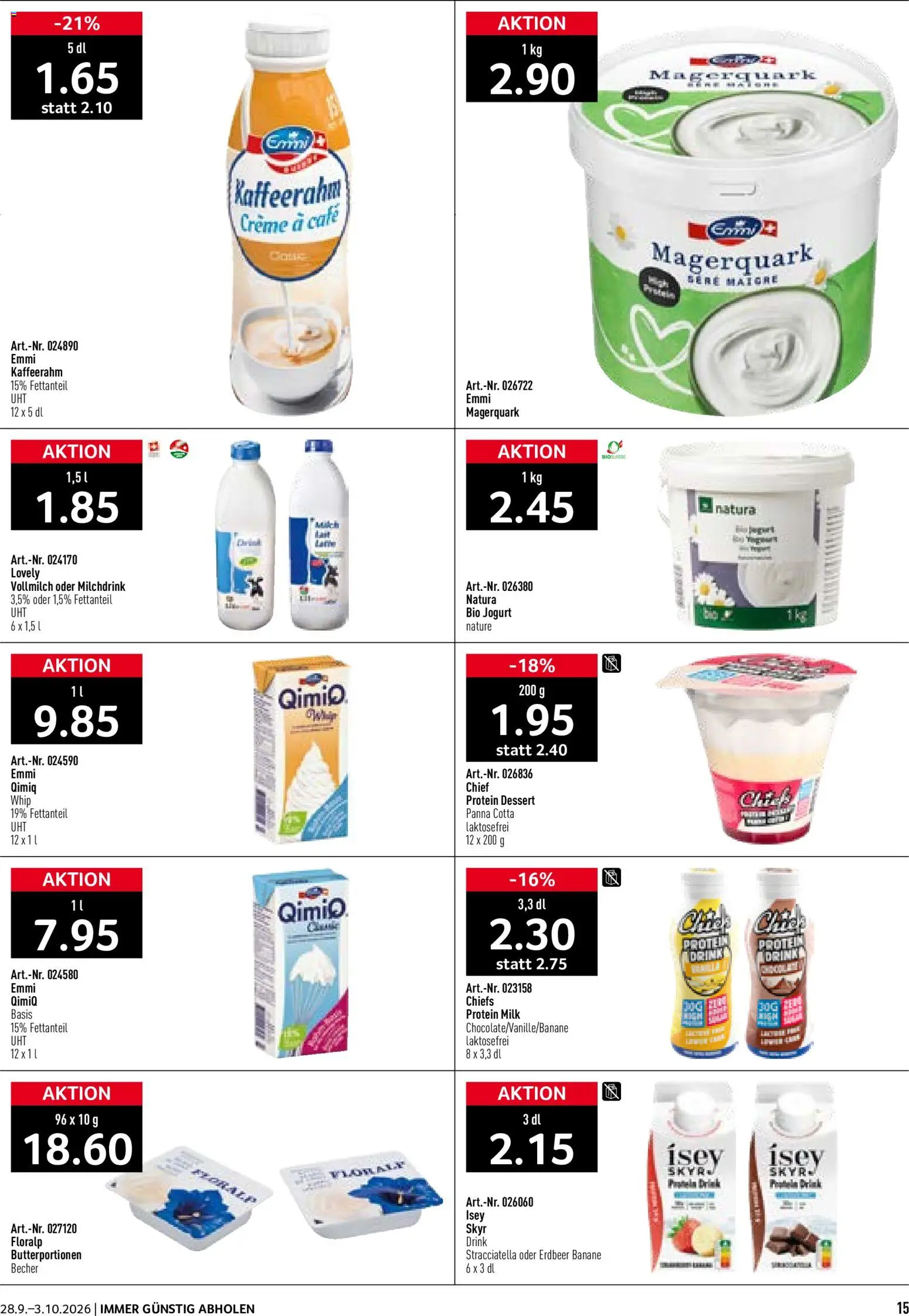 Prodega aktionen – gültig ab 28.09.2026 | Seite: 15