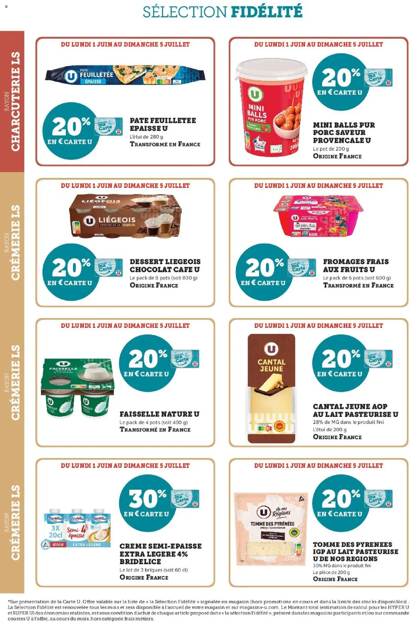 {H1} | Page: 4 | Produits: Briques, Pâte feuilletée, Chocolat, Crème