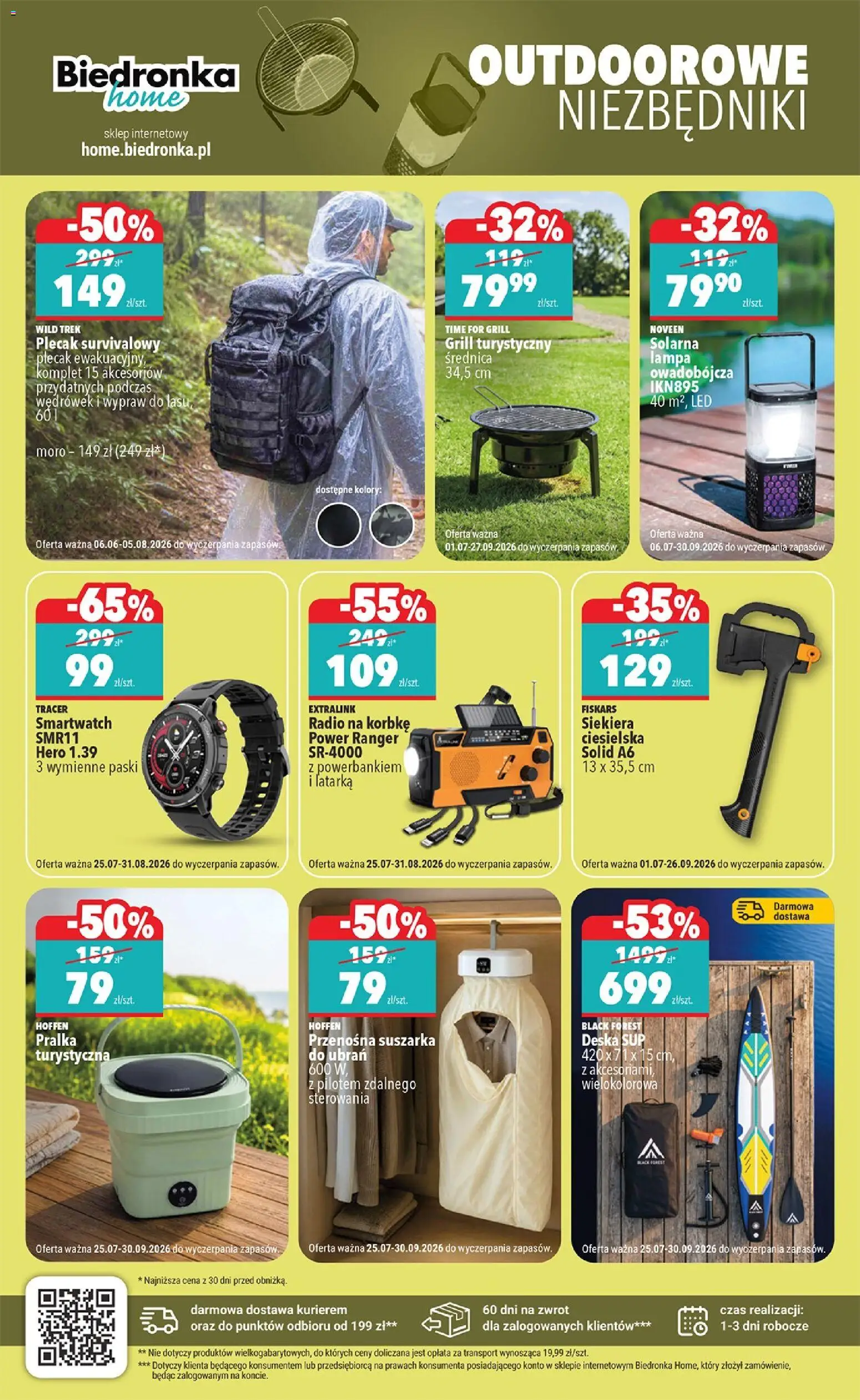Biedronka Polsko leták - Hity i inspiracje od 27.07.2026 | Strana: 32 | Produkty: Fiskars, Rádio, Lampa, LED