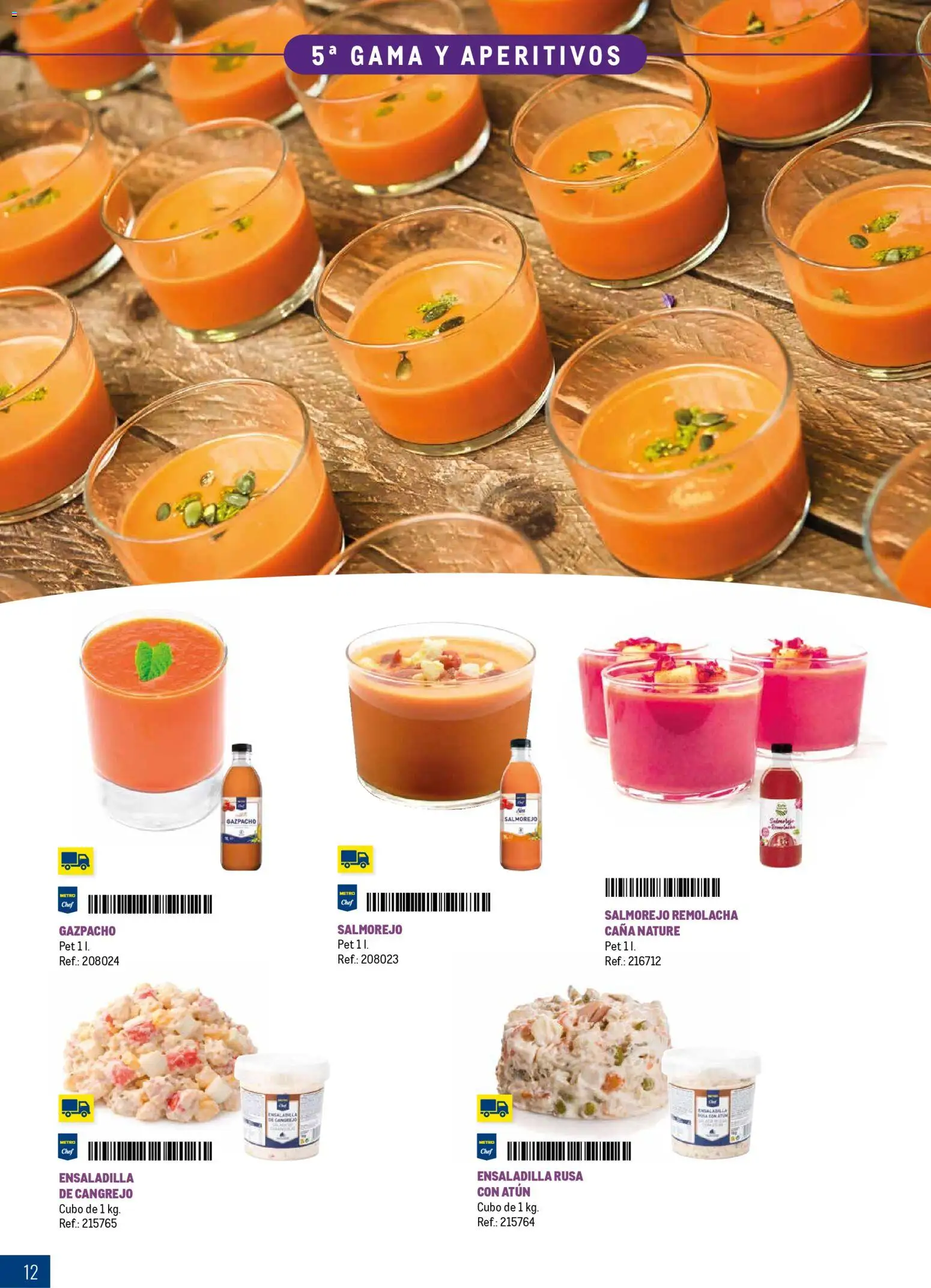 Makro Especial Catering │ válido desde el 16/03/2026 | Página: 12 | Productos: Ensaladilla, Gazpacho