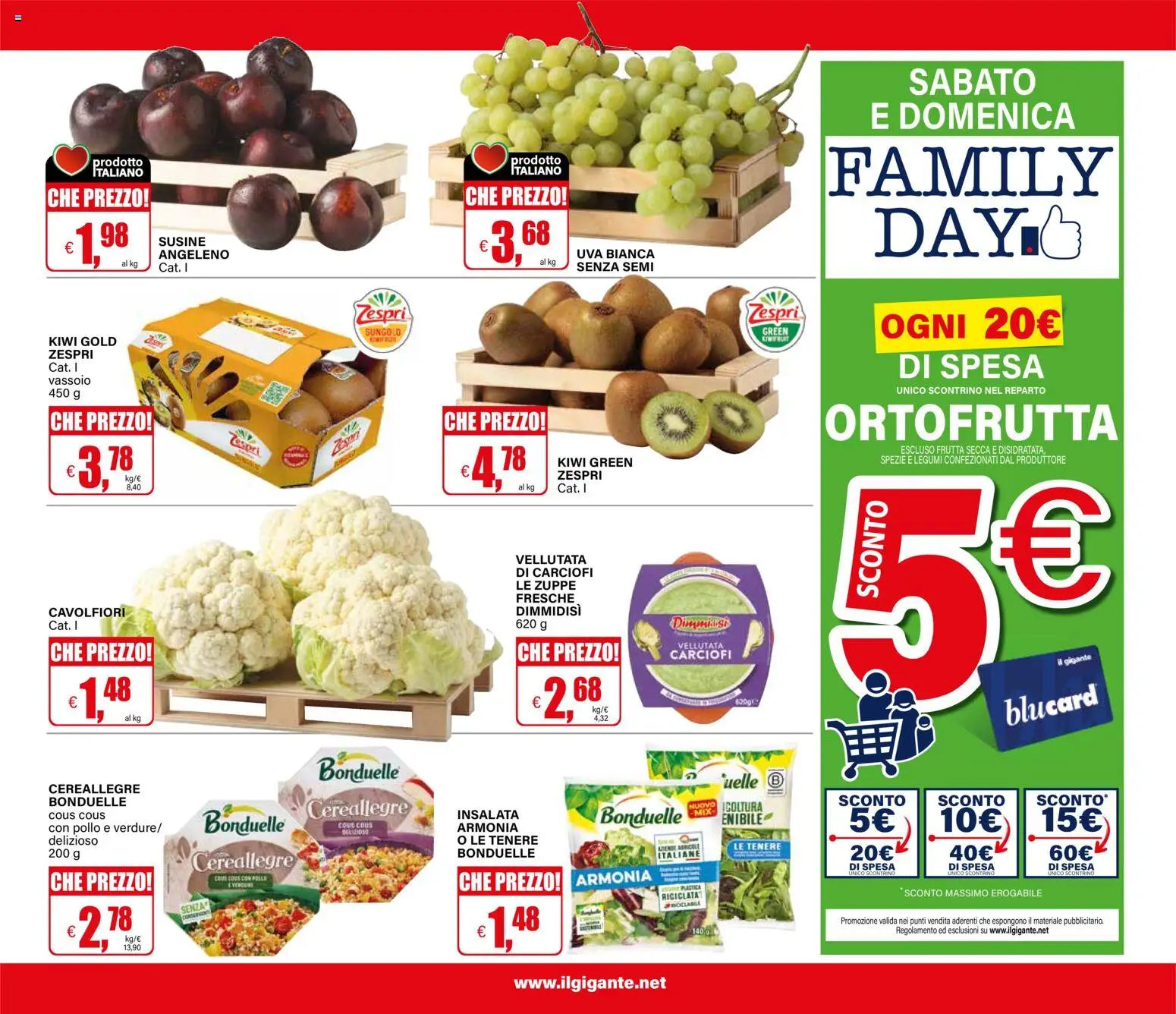 Volantino Il Gigante del 01/10/2026 | Pagina: 15 | Prodotti: Zuppe, Frutta, Cous cous, Susine