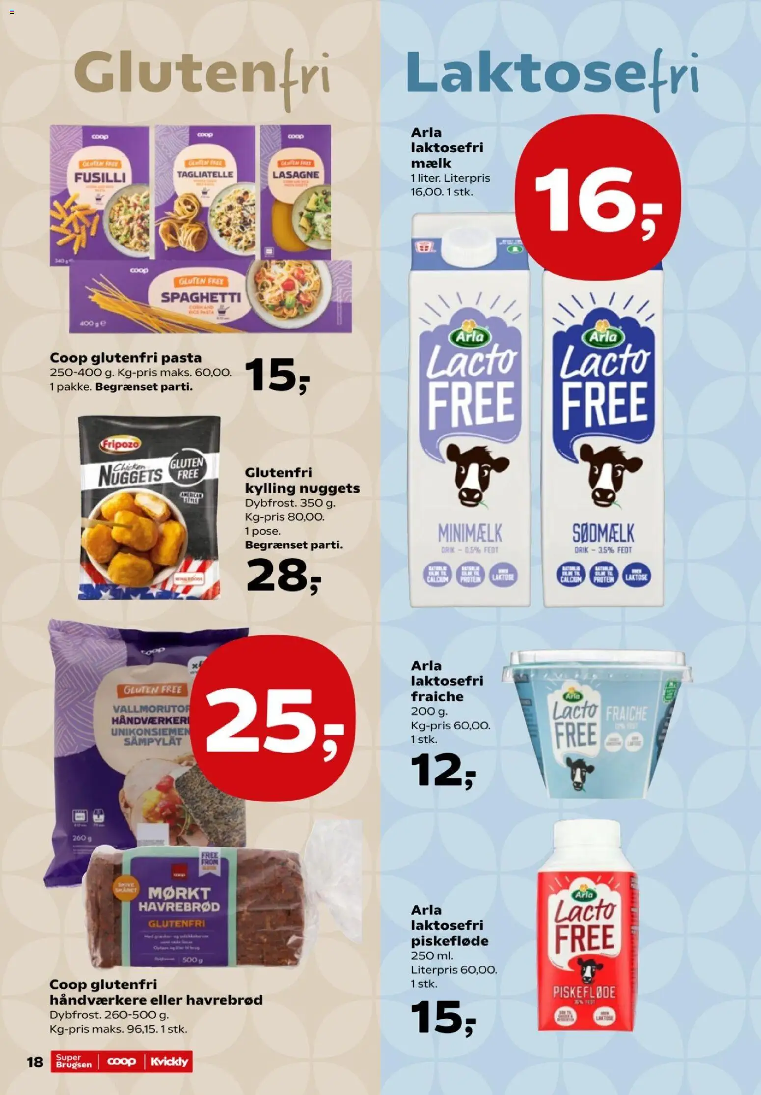 Kvickly tilbudsavis – gyldig fra 23/10/2026 | Side: 20 | Produkter: Nuggets, Spaghetti, Pasta, Lasagne
