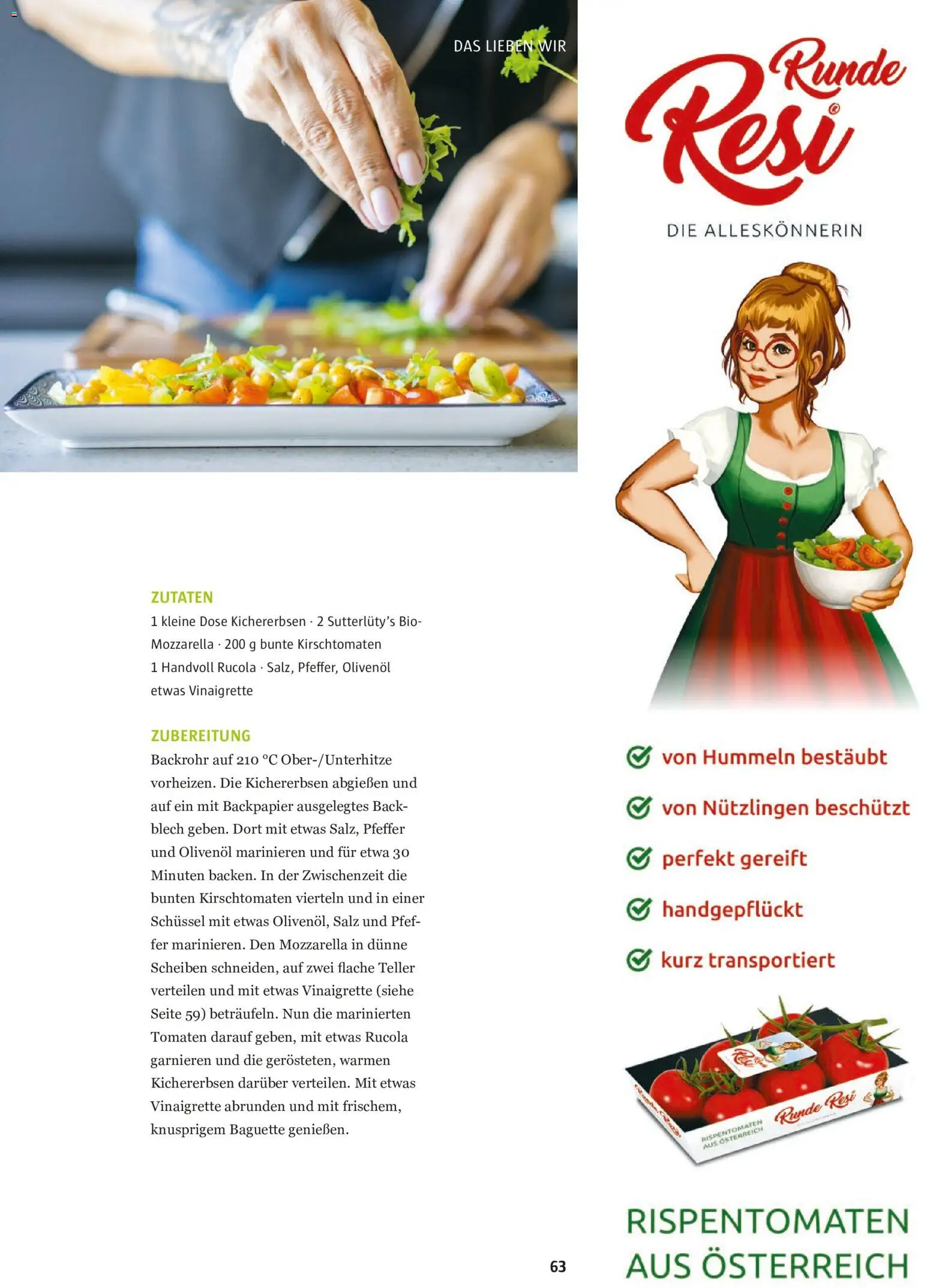 Sutterlüty Sommer 2026 gültig ab 21.10.2026 | Seite: 63 | Produkte: Salz, Pfeffer, Baguette, Tomaten