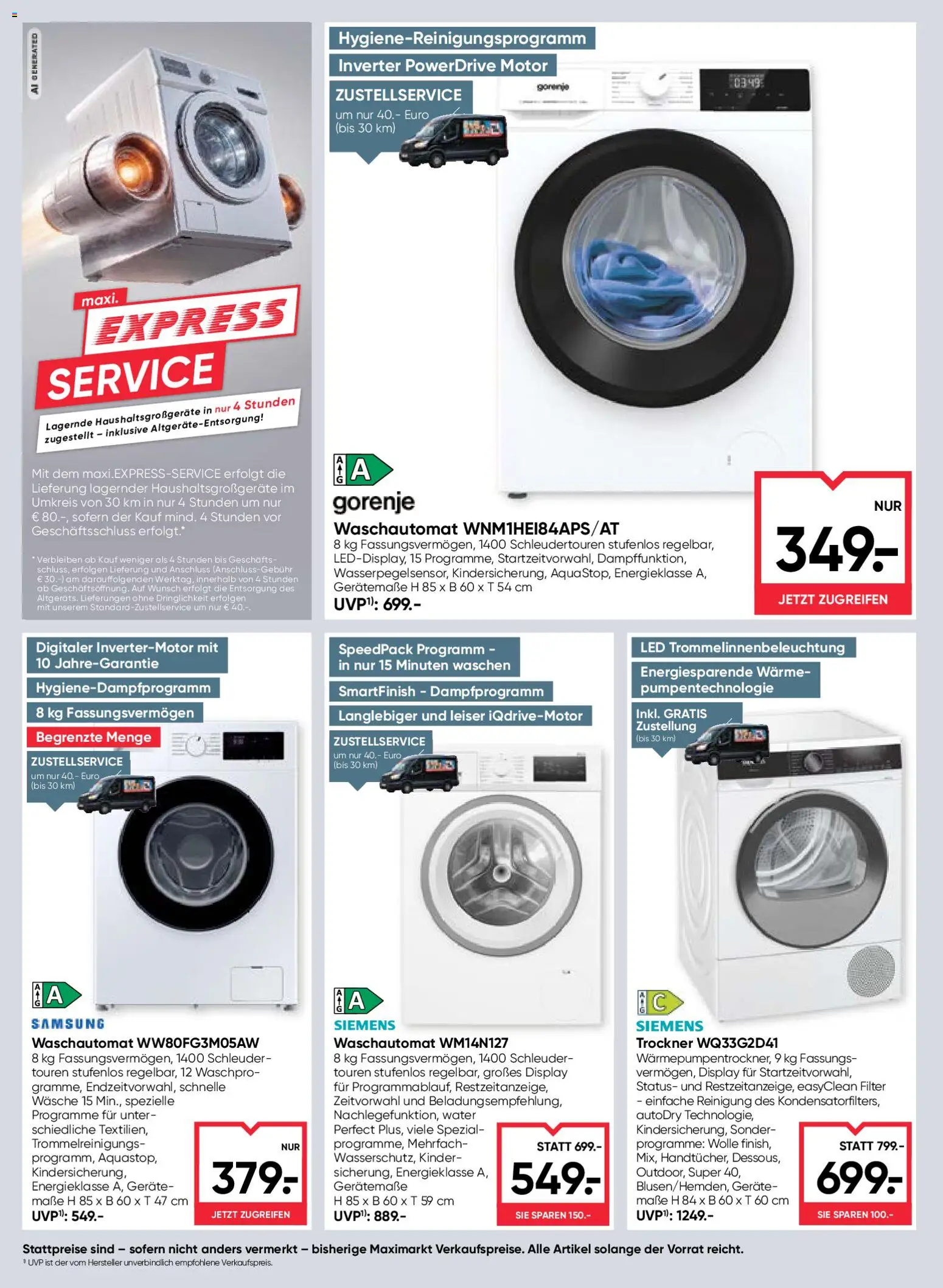 Maximarkt Flugblatt gültig ab 17.09.2026 | Seite: 18 | Produkte: Trockner, Samsung