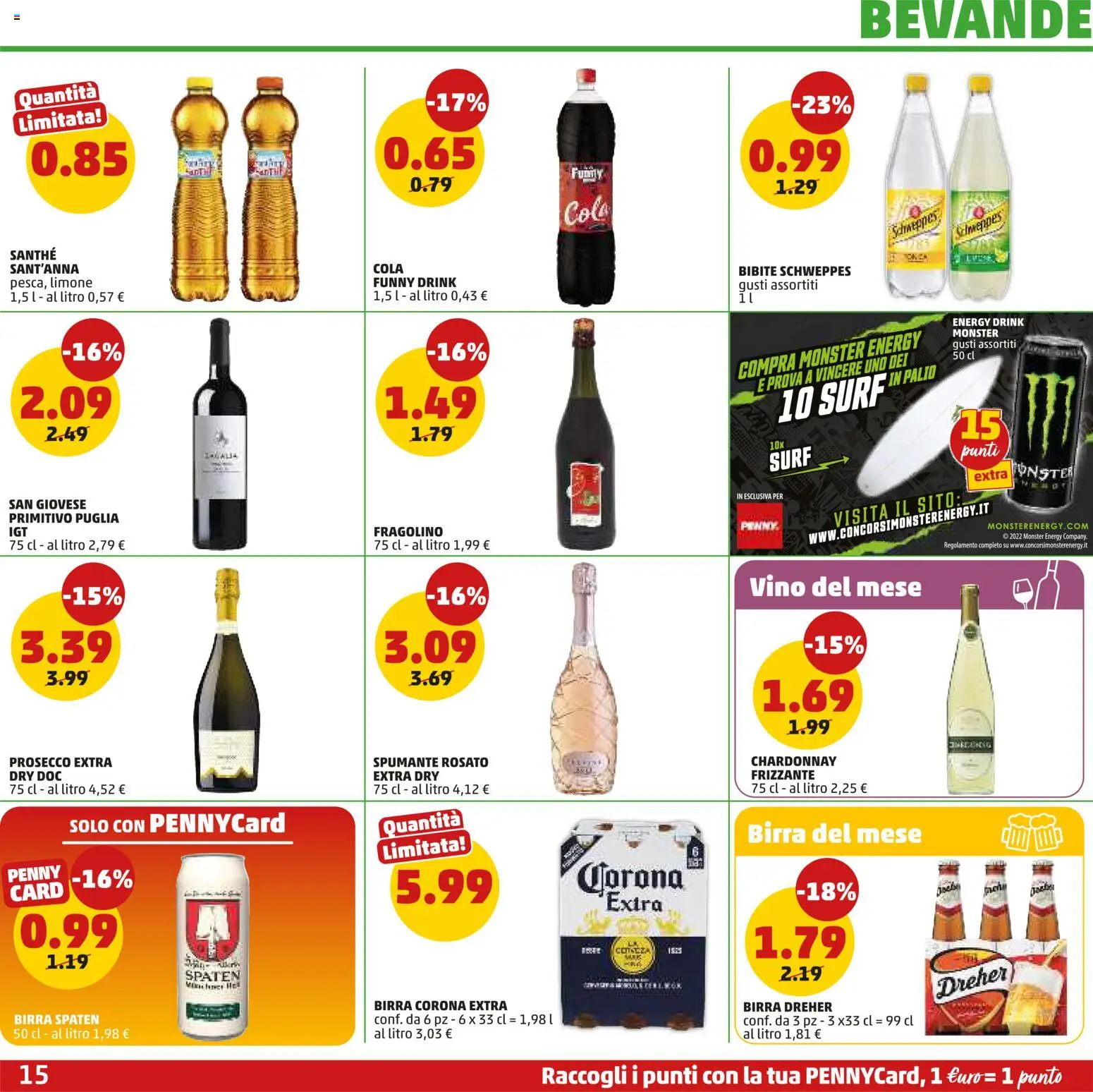 Volantino PENNY del 27/08/2026 | Pagina: 15 | Prodotti: Prosecco, Bevande, Vino, Spumante