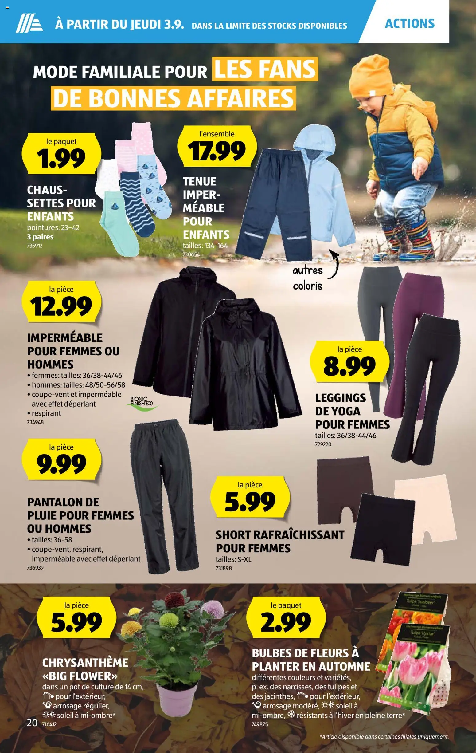 Aldi aktionen FR – gültig ab 03.09.2026 | Seite: 20 | Produkte: Leggings