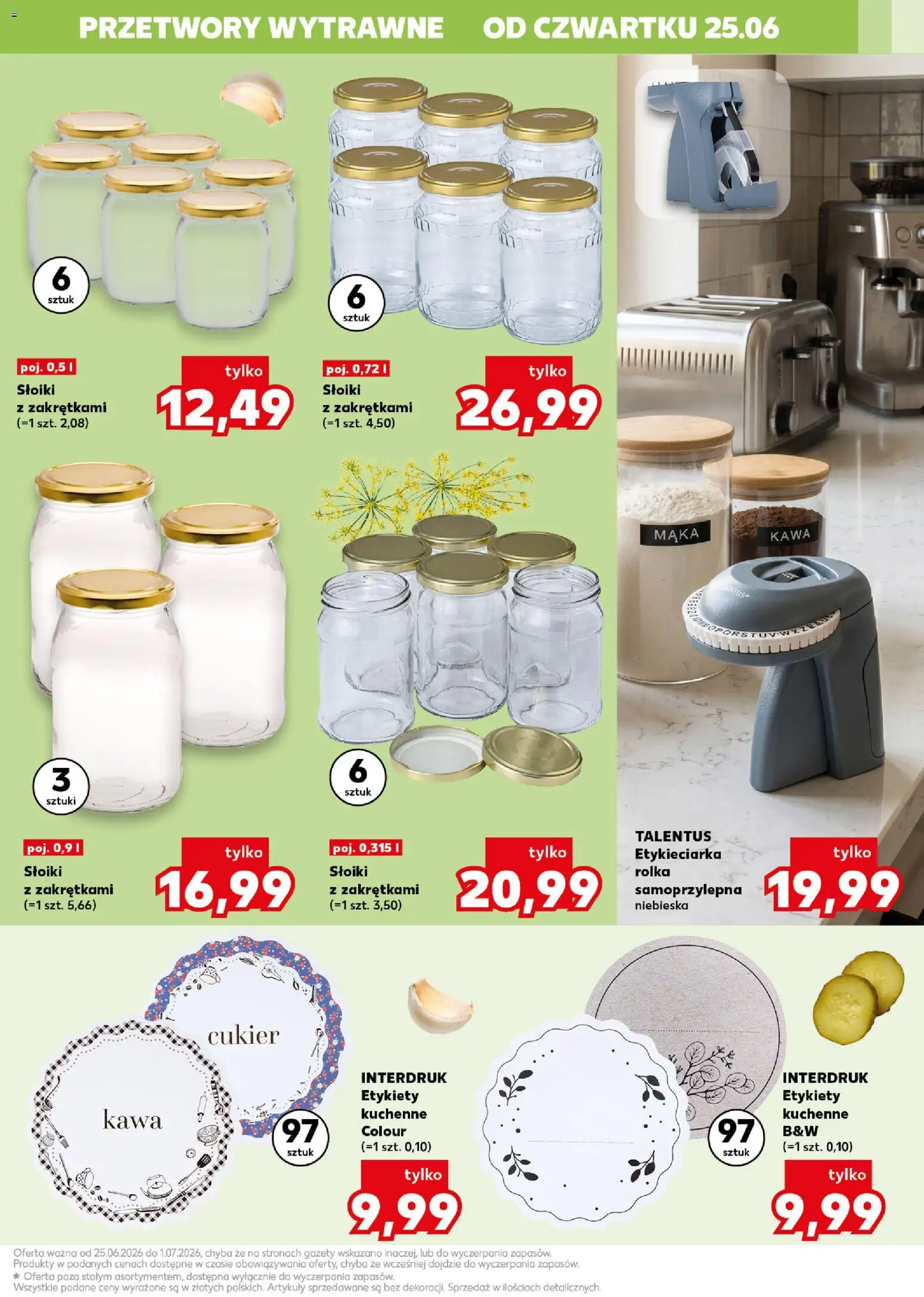 Kaufland Polsko leták - Kochamy przetwory od 25.06.2026 | Strana: 11 | Produkty: Talentus