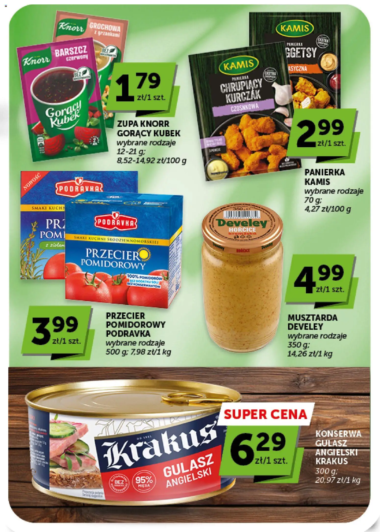 Groszek gazetka - Market od 20.08.2026 | Strona: 19 | Produkty: Kurczak, Gulasz angielski krakus, Gulasz angielski, Zupa
