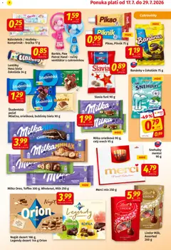Koruna leták platný od 17.07.2026 | Strana: 7 | Produkty: Ventilátor, Hodinky, Čokoláda