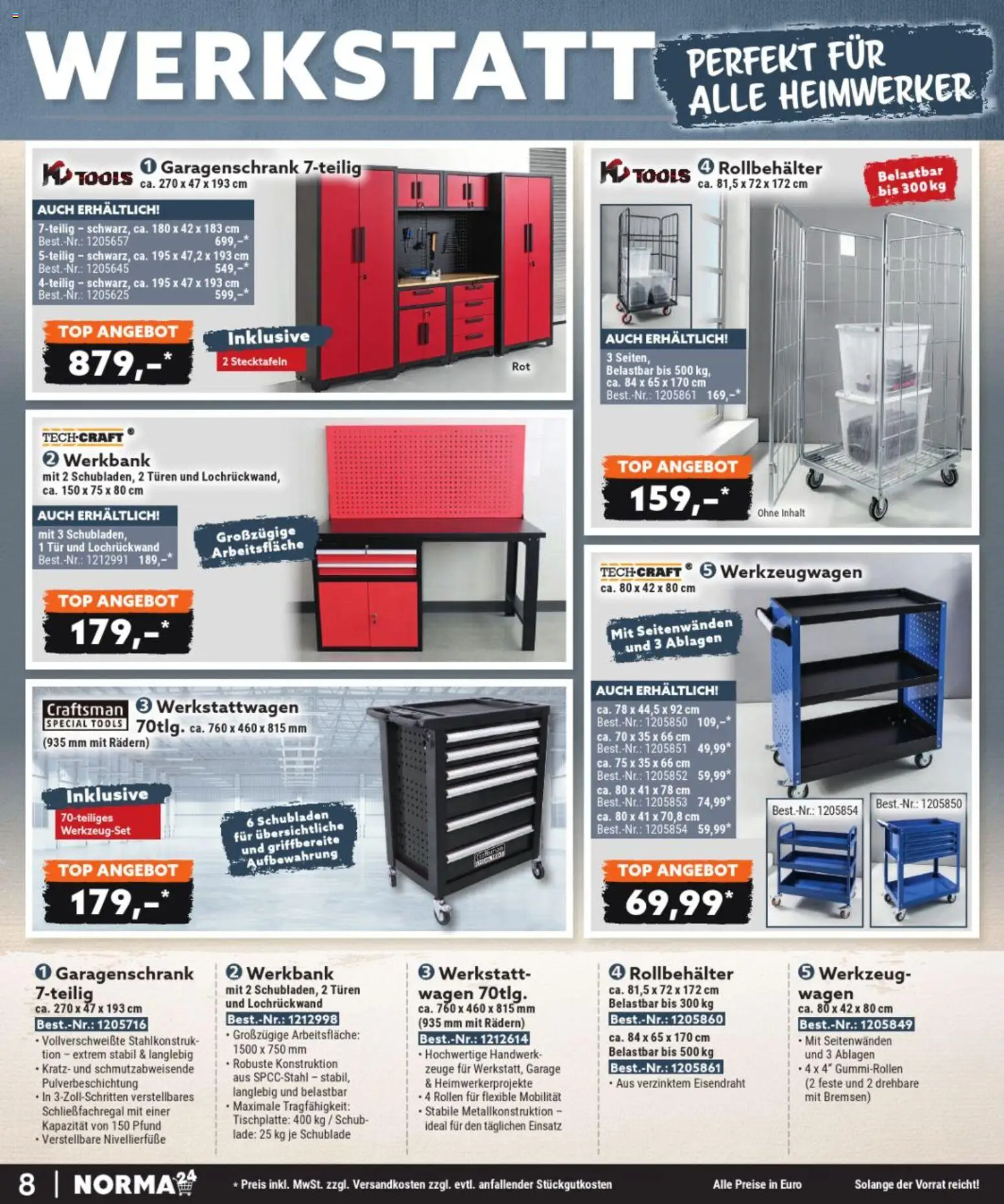 Norma Bestellmagazin September 2026 – gültig ab 01.09.2026 | Seite: 8