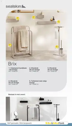Brico Plan-it folder Badkamermagazine - Voorbeeld van een folder van Brico Plan-it, geldig van 19/06/2026 | Pagina: 64 | Producten: Handdoek
