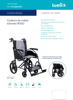 Pré-visualização Well’s Catálogo de Ortopedia válido de 12/02/2024 | Página: 12 | Produtos: Cinto, Cadeira