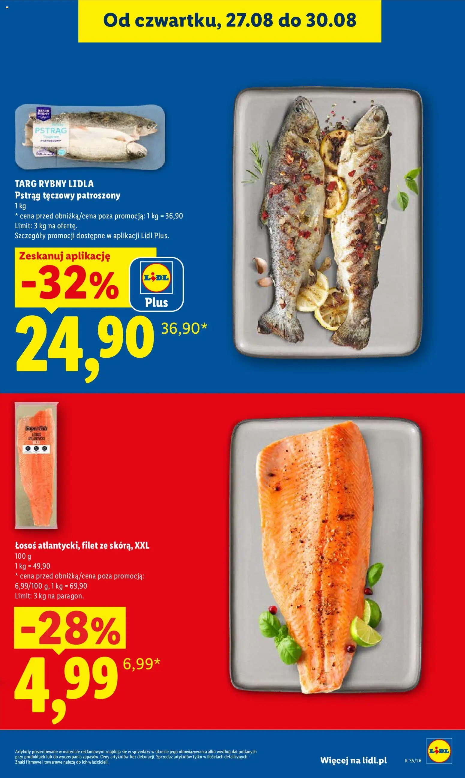 Lidl Polsko leták od 27.08.2026 | Strana: 13 | Produkty: Losos, Filet
