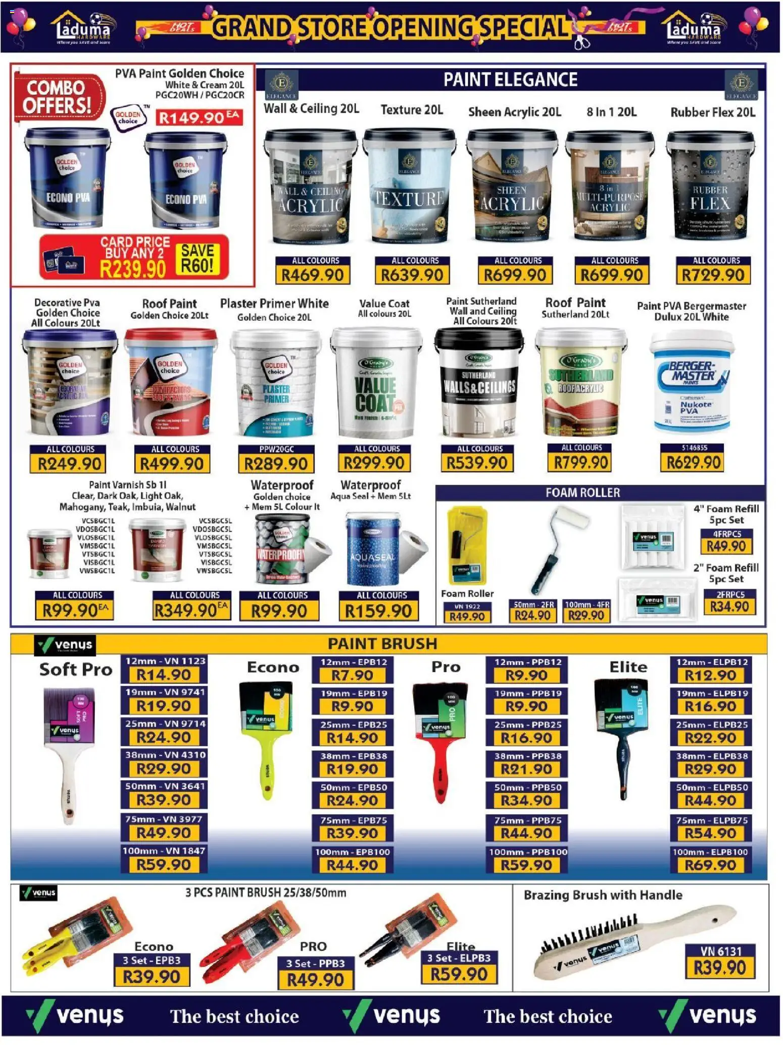 New Laduma Hardware catalogue – valid from 23/09/2026 | Page: 24 | Products: Coat, Paint, Plaster primer, Cream