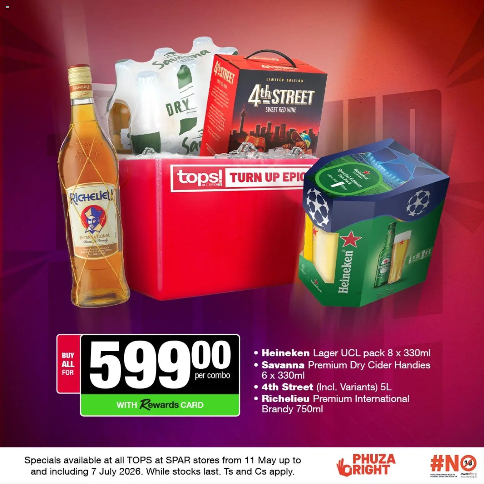 New Tops at Spar catalogue – valid from 11.05.2026 | Page: 6 | Products: Fan, Brandy, Cider, Wine