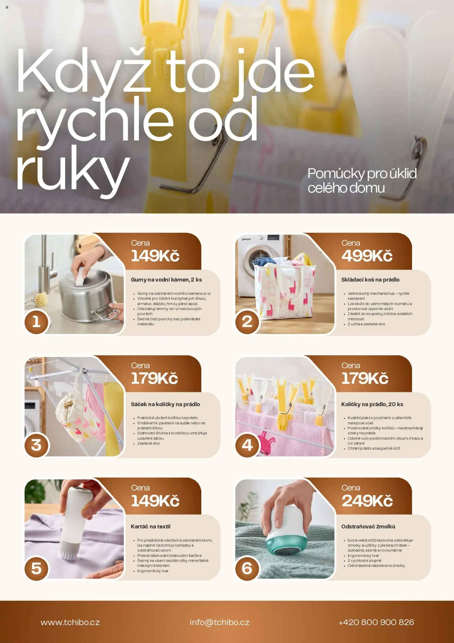Tchibo leták od 15.09.2026 | Strana: 5 | Produkty: Koš na prádlo, Kolíčky, Skládací koš na prádlo, Koš