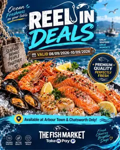 Take n Pay specials catalogue – valid from 08/09/2026 | Page: 43 | Products: Table, Fish, Seafood