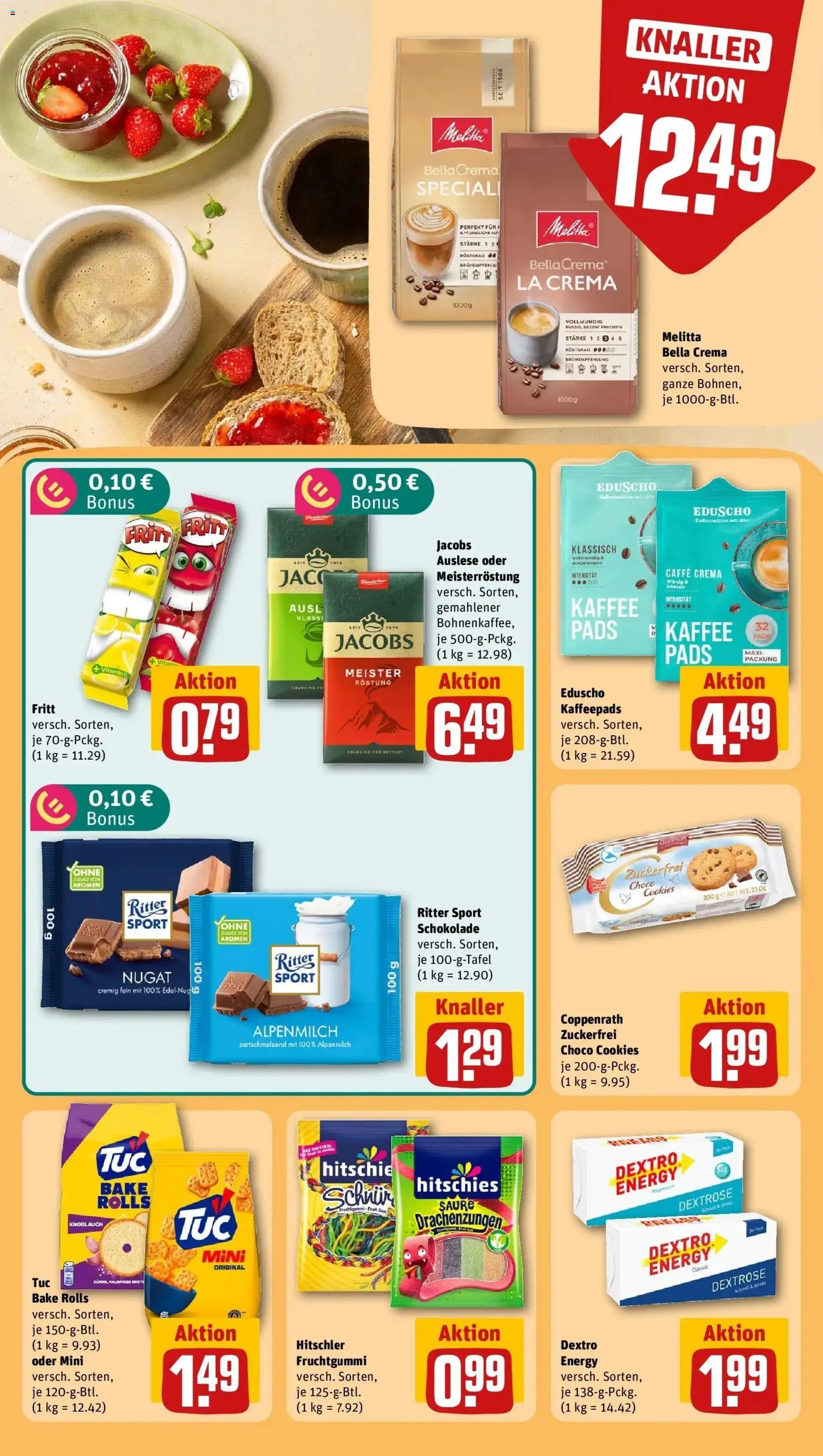 REWE Prospekt ab 10.08.2026 zum Blättern » Angebote | Seite: 25 | Produkte: Kaffeepads, Energy, Kaffee, Eduscho