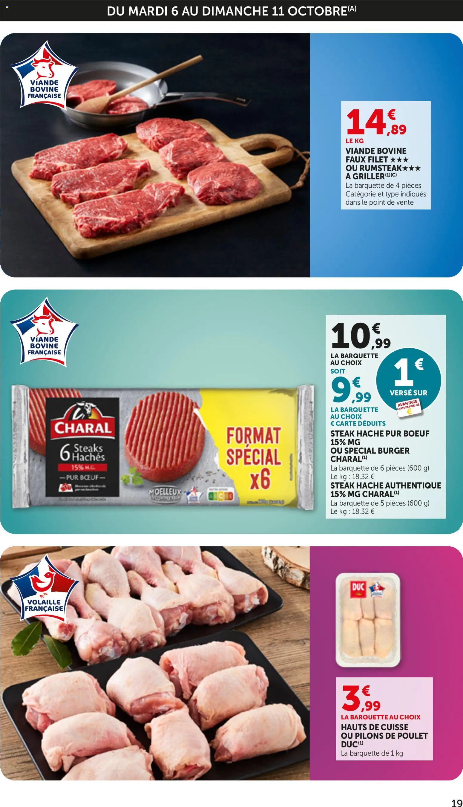 {H1} | Page: 19 | Produits: Volaille, Poulet, Pilons de poulet, Viande