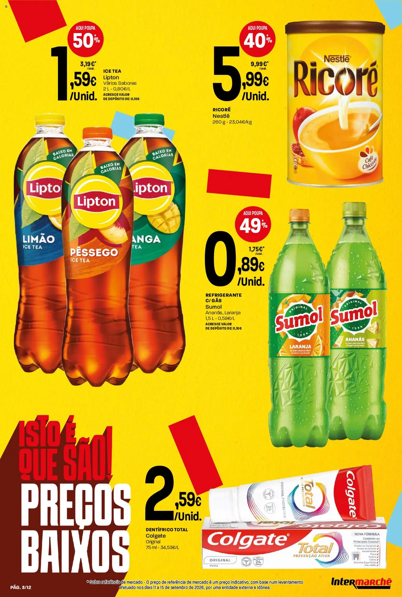 Intermarché folheto Mini │ válido de 29/10/2026 | Página: 3 | Produtos: Refrigerante, Base, Nestlé, Café
