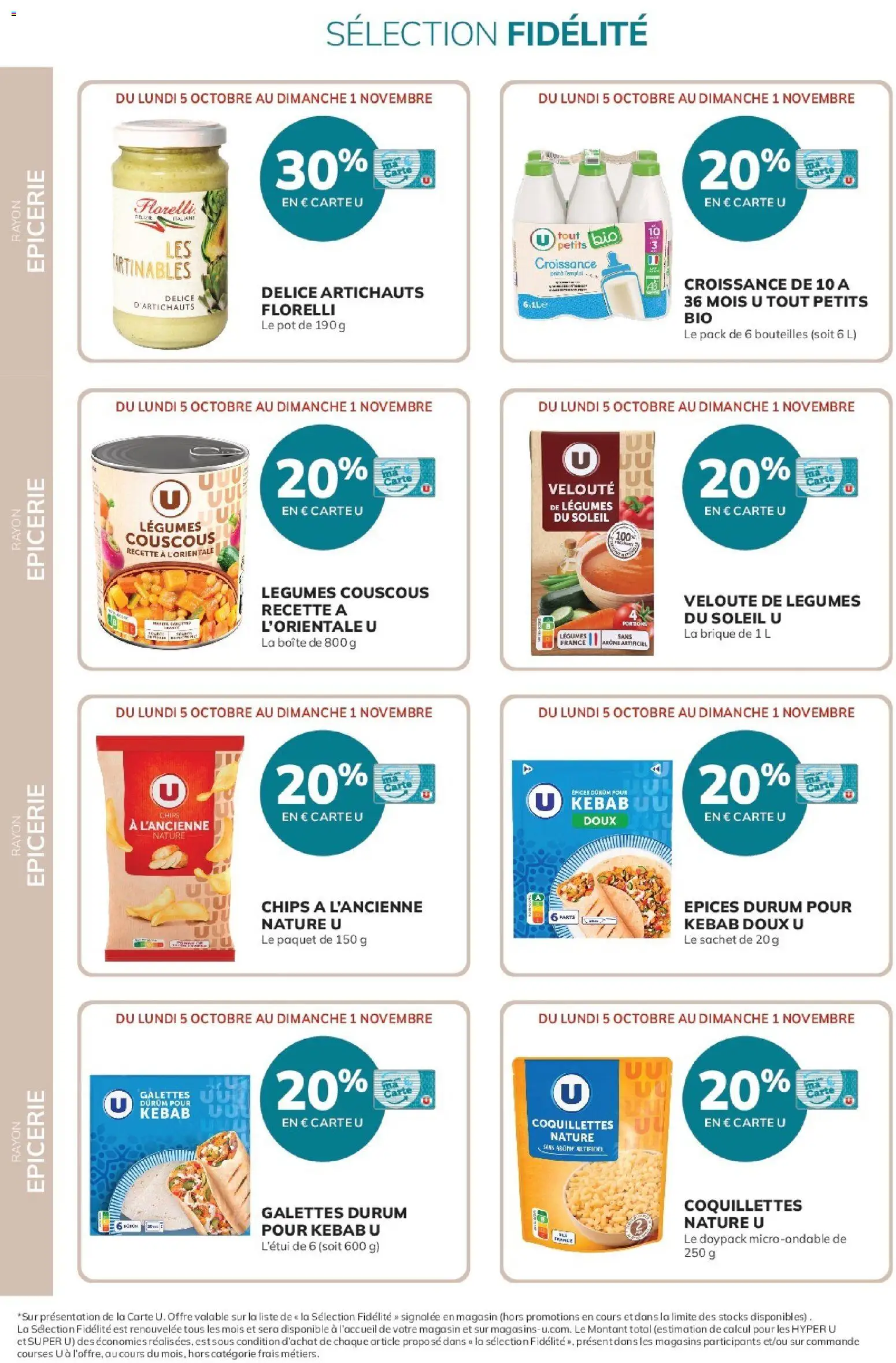 {H1} | Page: 28 | Produits: Florelli, Épices, Couscous, Coquillettes