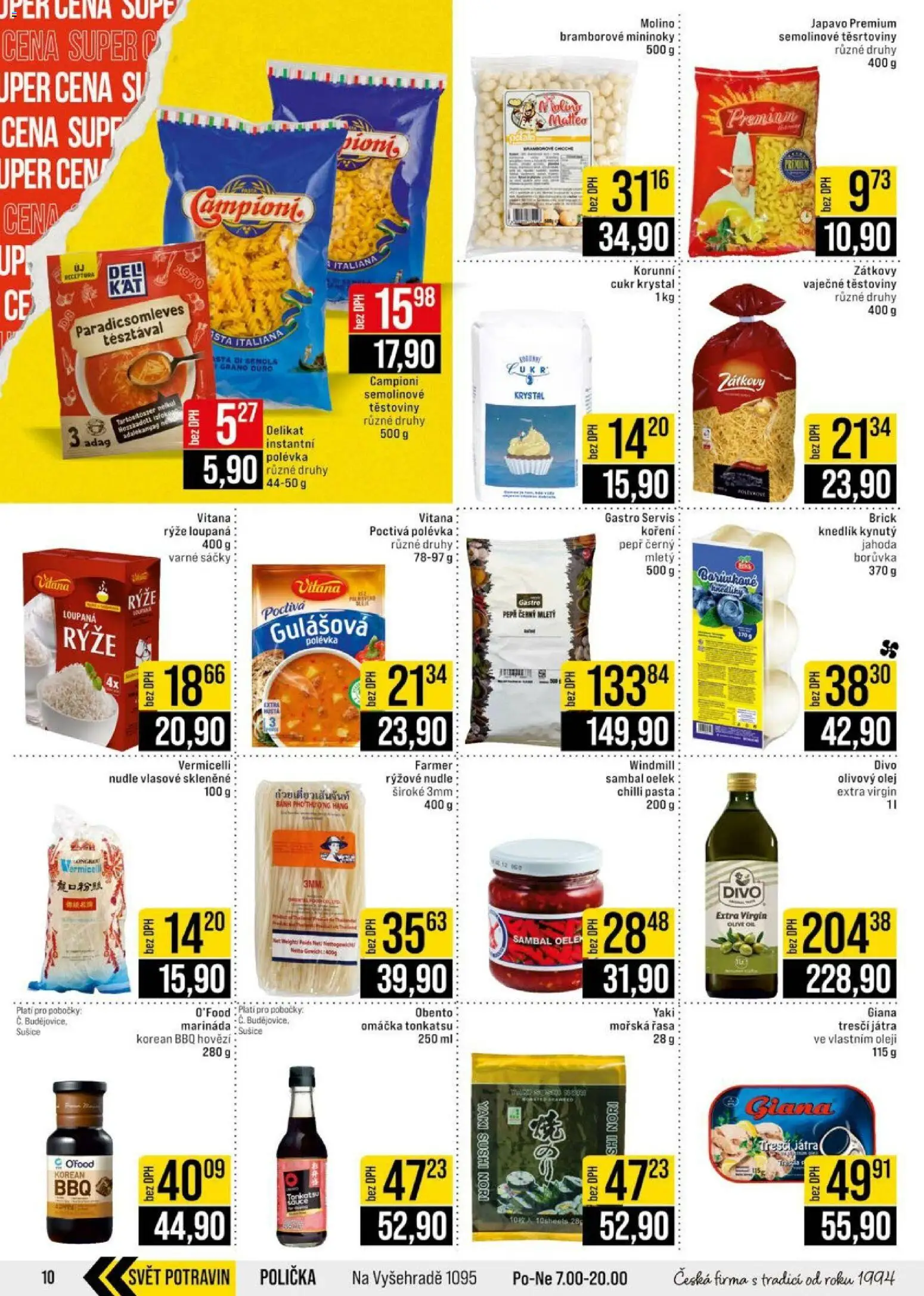Jip leták - Cash & Carry od 17.06.2026 | Strana: 10 | Produkty: Polička, Koření, Sushi, Marináda