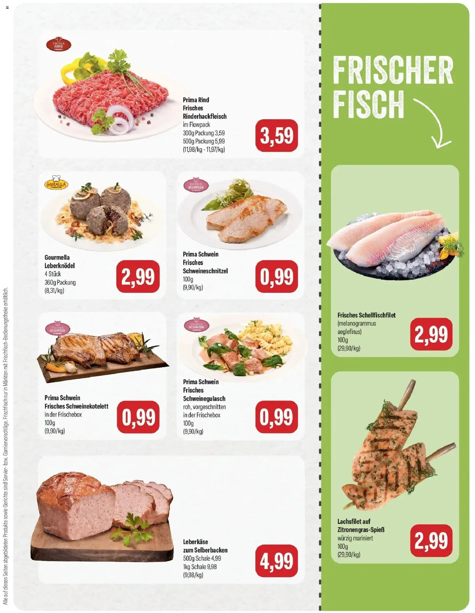 Feneberg Aktuelle Angebote (ab 05.10.2026) zum Blättern | Seite: 3 | Produkte: Leberknödel, Schweinegulasch, Gerichte, Leberkase