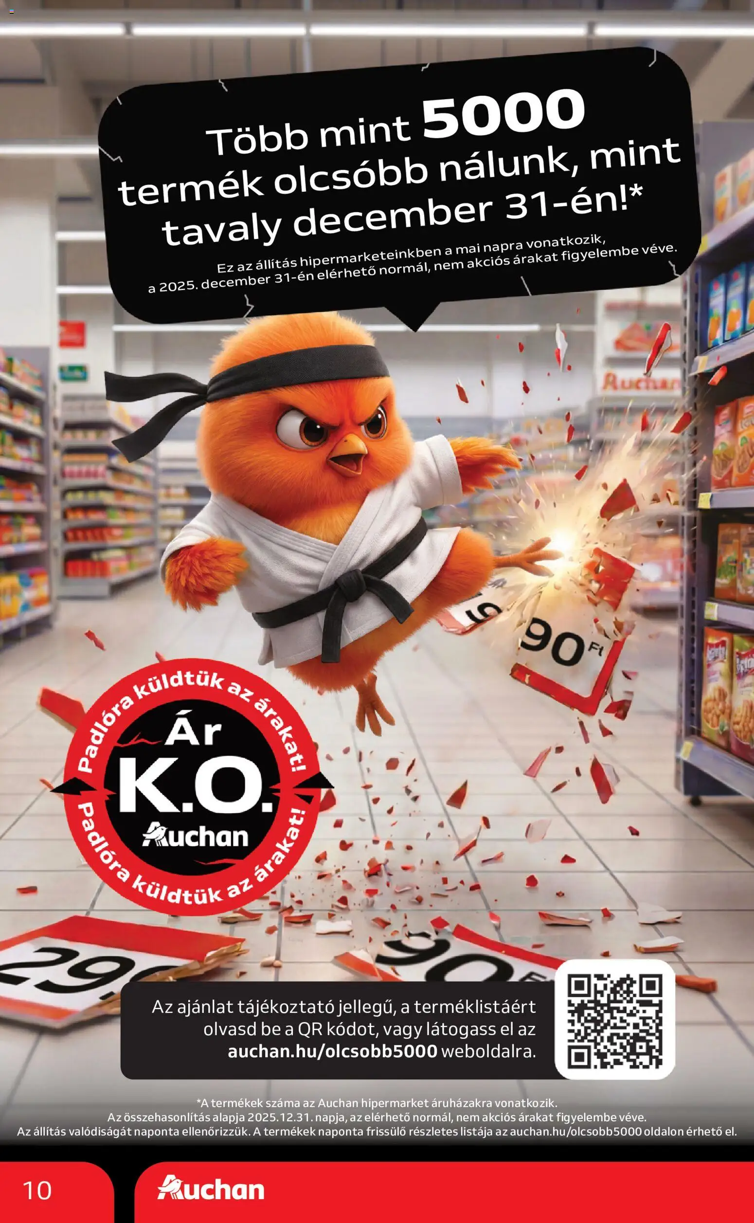 Auchan akciós ujság - amely érvényes a következő dátumtól: 18.06.2026 | Oldal: 10