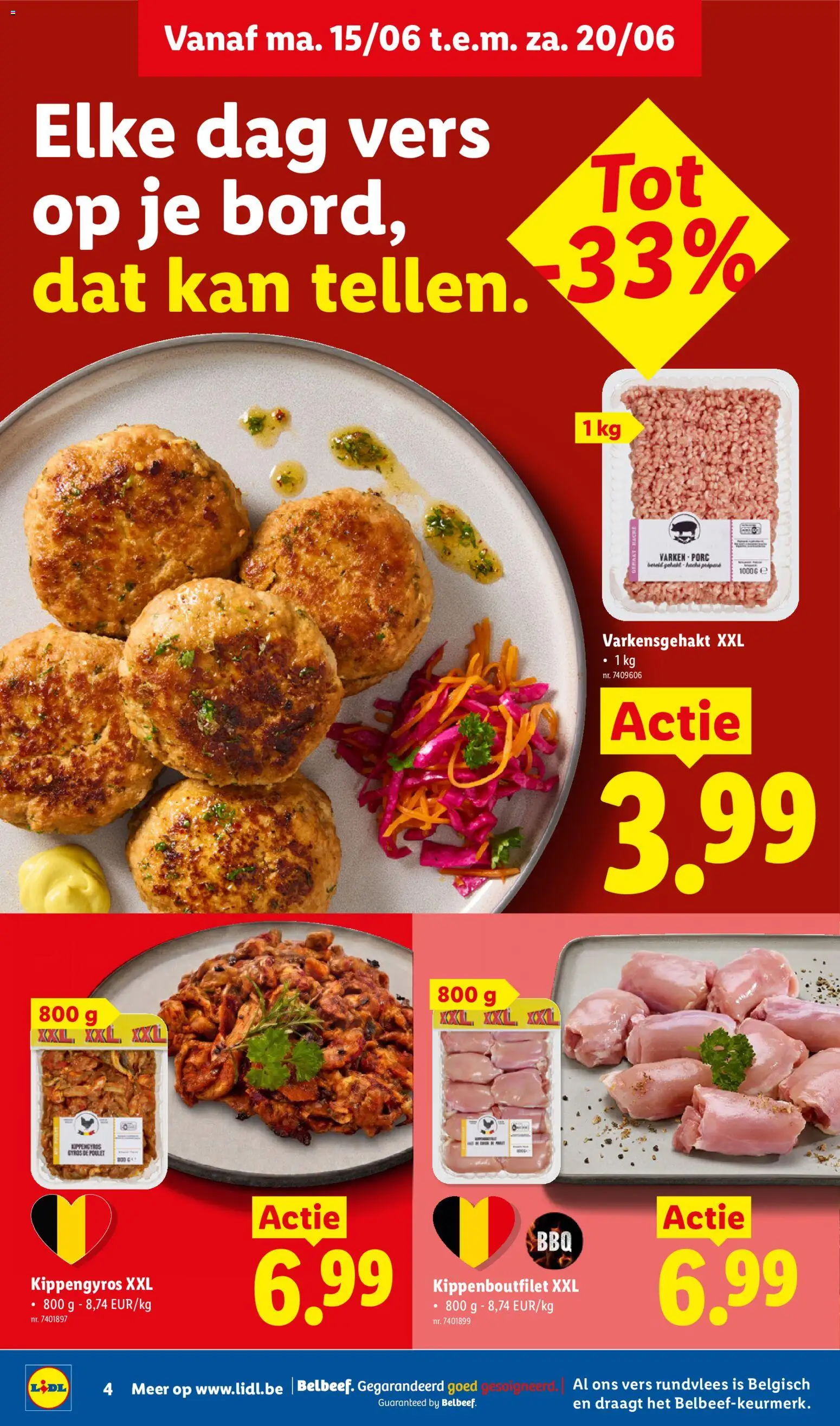 {H1} | Pagina: 4 | Producten: Gehakt, Rundvlees, Kan