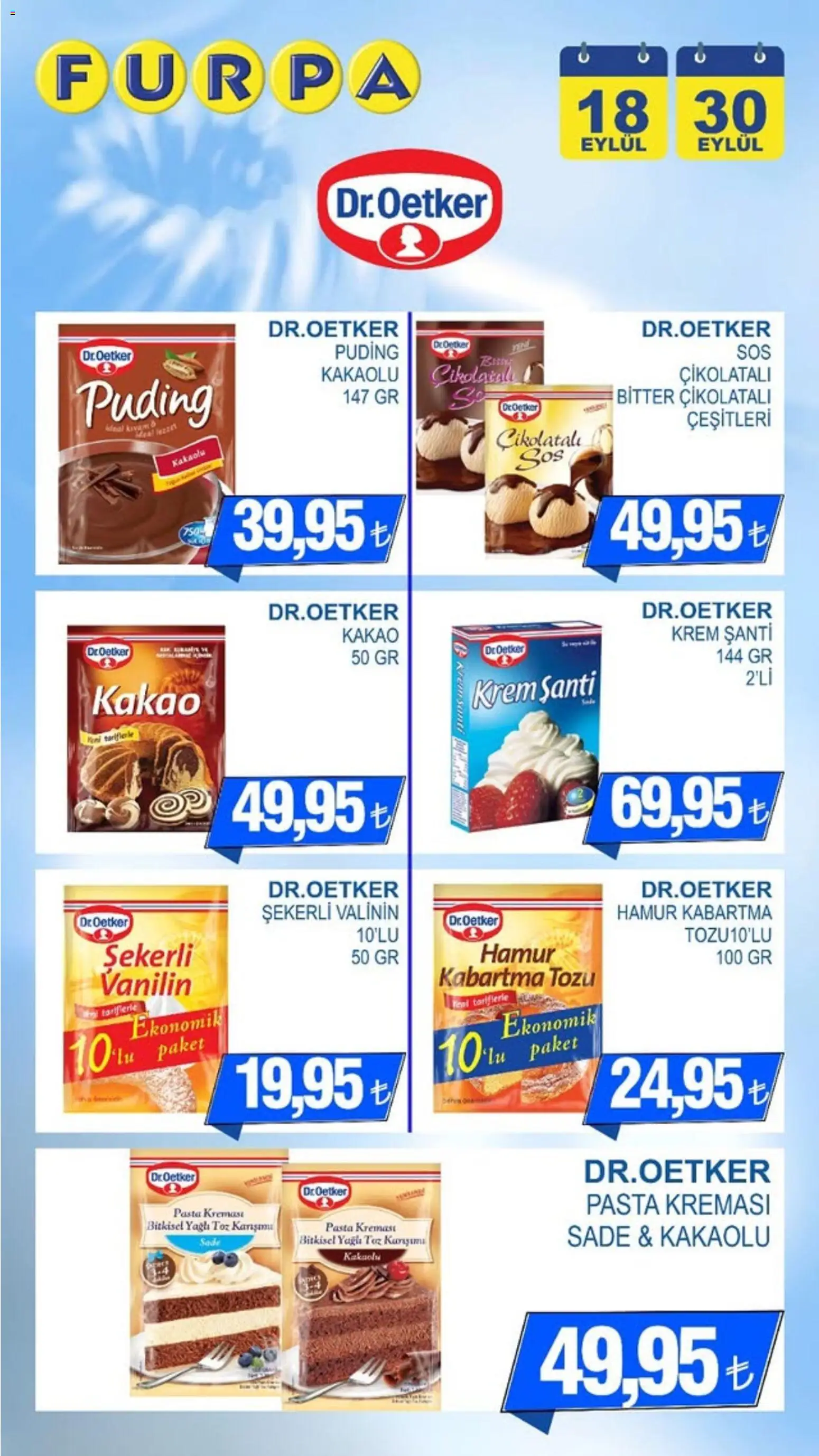Furpa Katalog - 21 Eylül 2026 tarihinden itibaren geçerlidir | Sayfa: 1 | Ürünler: Krem, Kabartma tozu