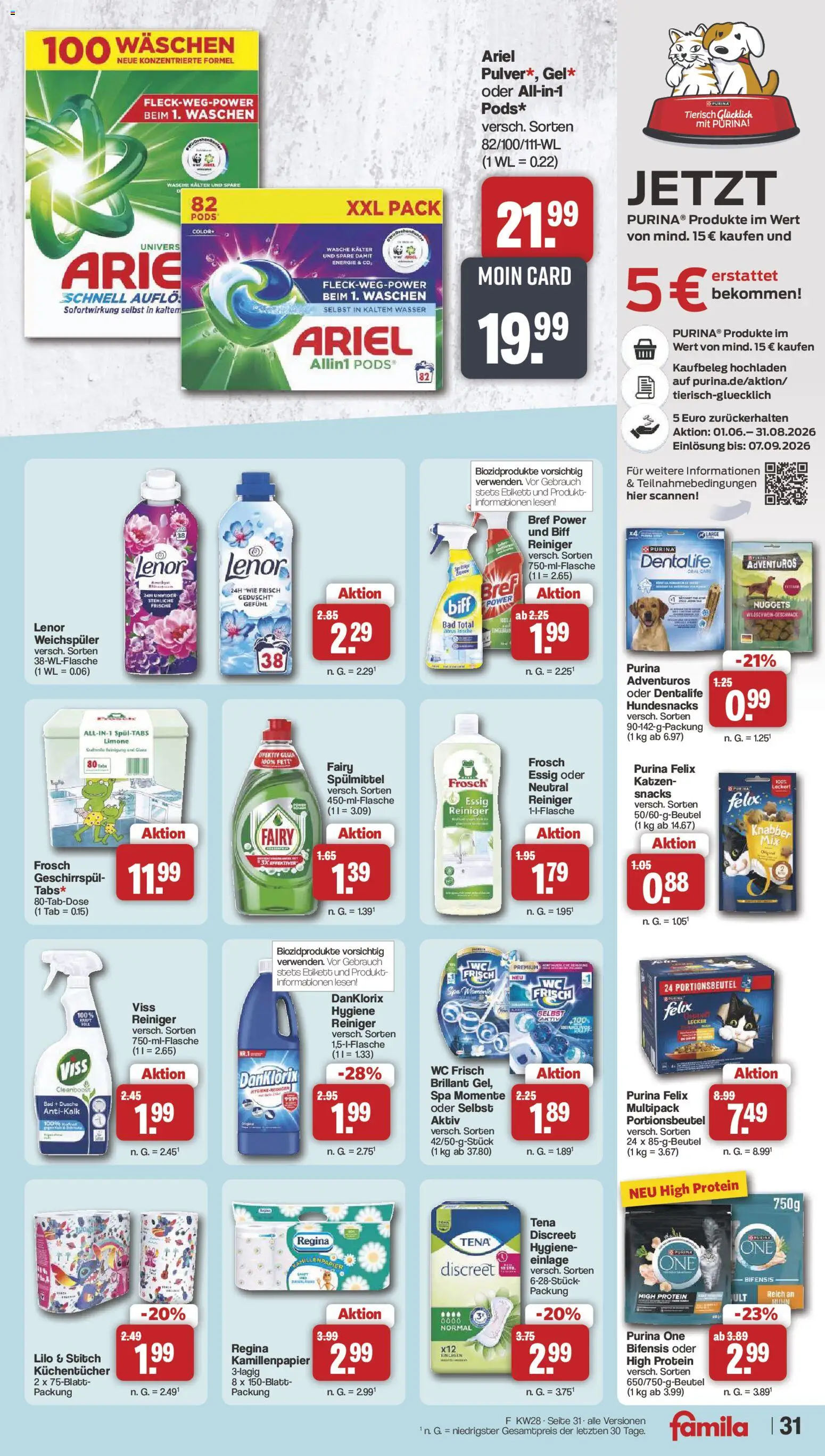 Famila Nordwest Prospekt – gültig ab 06.07.2026 | Seite: 31