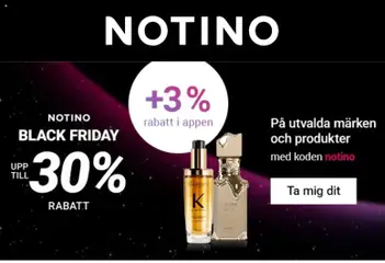 Notino - Förhandsvisning av reklamblad från butik Erbjudanden aktuell från 22/06/2026