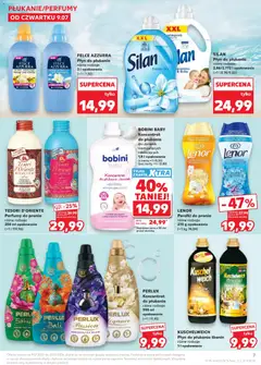 Náhled letáku Kaufland Polsko leták - Letnie porządki od 09.07.2026 | Strana: 7 | Produkty: Lenor, Tesori d'Oriente, Silan, Karty