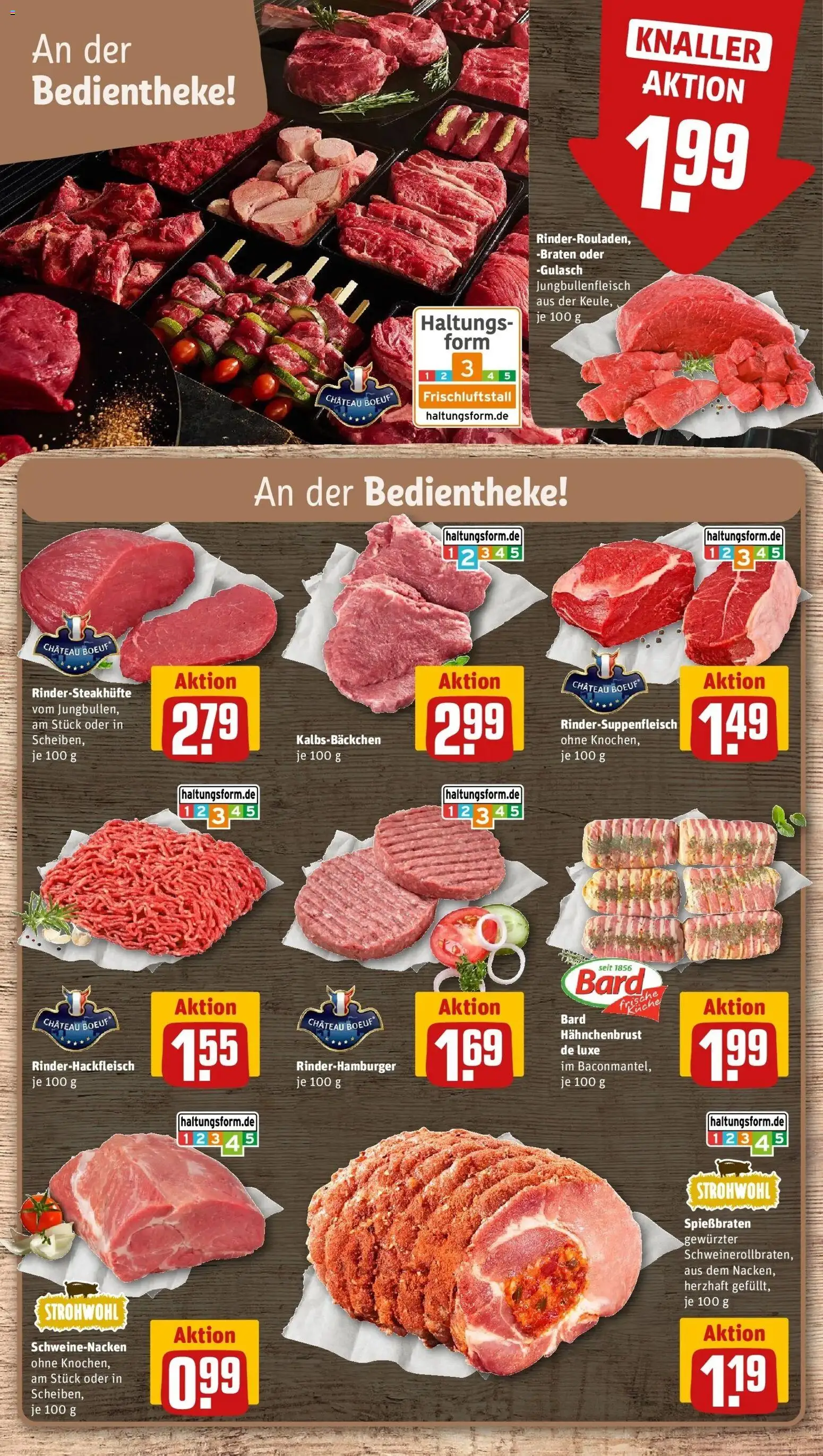 REWE Prospekt ab 26.10.2026 zum Blättern » Angebote | Seite: 8 | Produkte: Küche, Schweinenacken, Gulasch, Hahnchenbrust