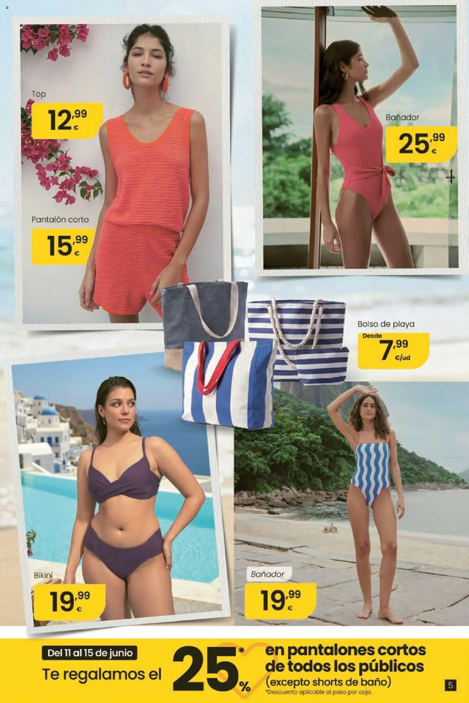 Eroski Oh! Oferta Pontevedra │ válido desde el 11.06.2026 | Página: 5 | Productos: Pantalones, Bolso, Té, Pantalón corto