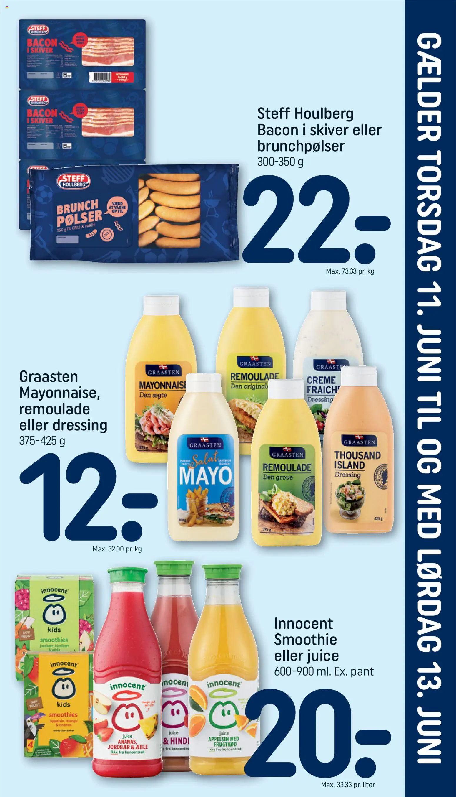 Rema 1000 tilbudsavis – gyldig fra 07.06.2026 | Side: 27 | Produkter: Creme, Pølser, Jordbær, Smoothie
