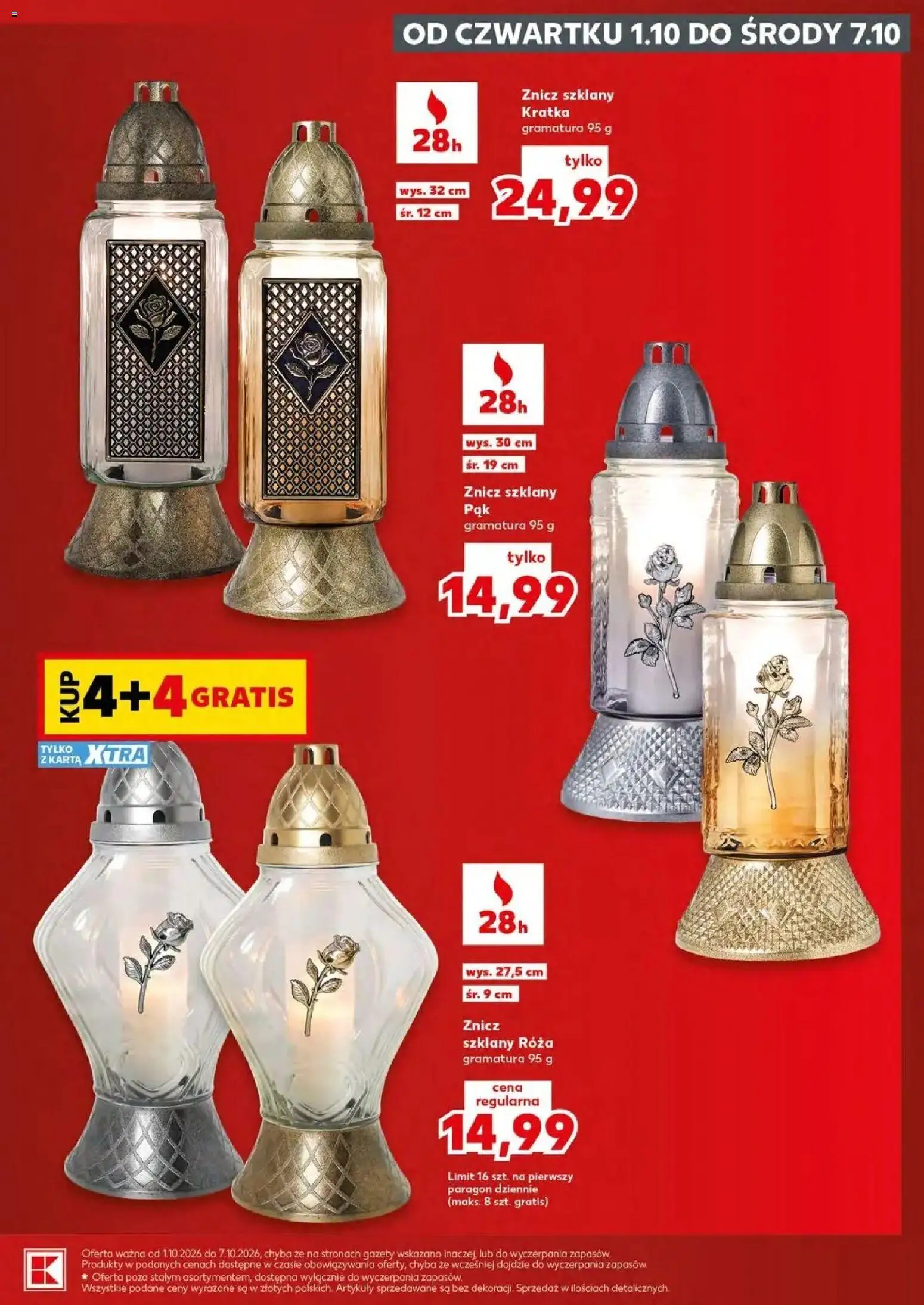 Kaufland gazetka - Znicze od 01.10.2026 - od jutra PDF | Strona: 5 | Produkty: Karta, Gazety