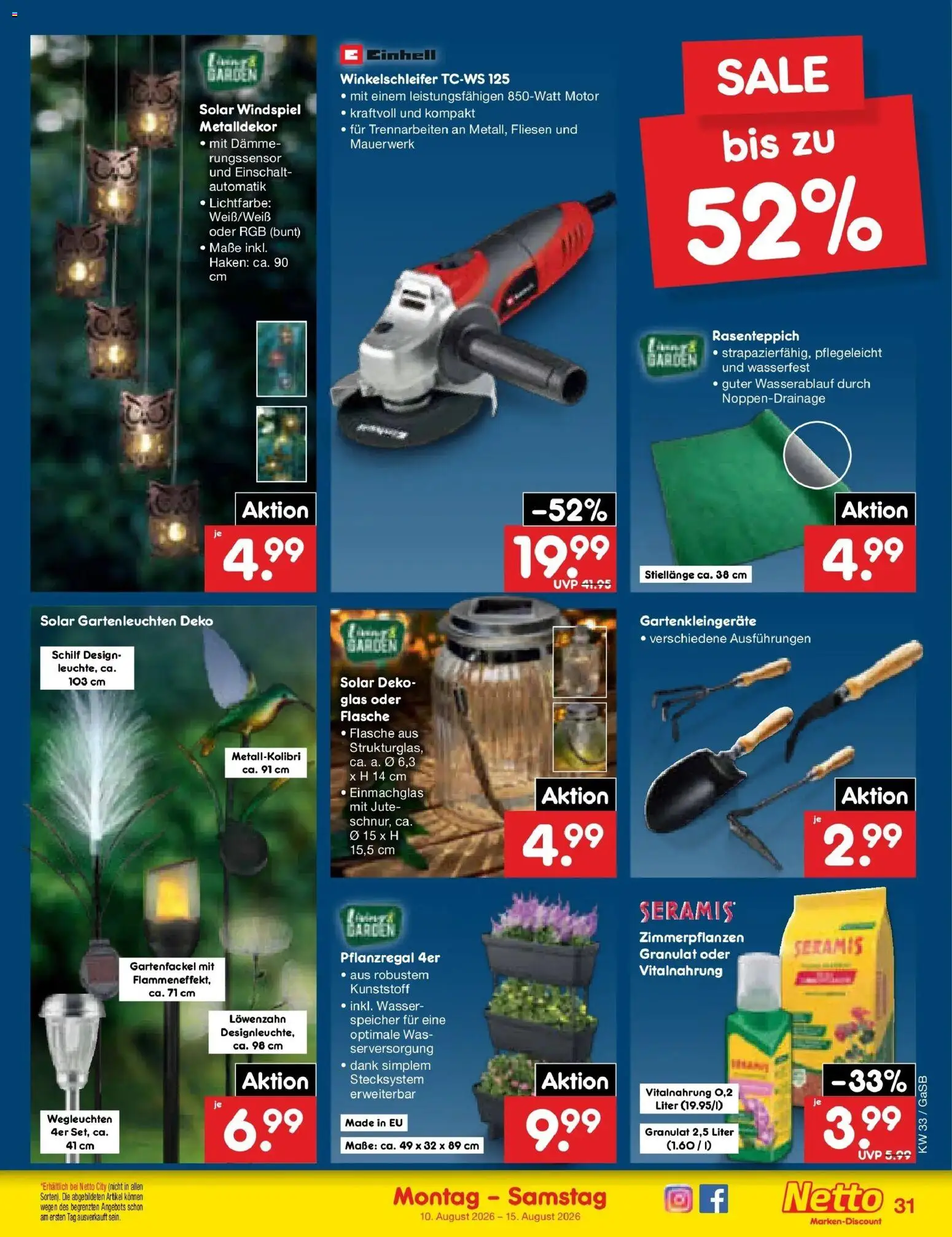 Netto Marken-Discount Prospekt – gültig ab 10.08.2026 | Seite: 45 | Produkte: Wasser