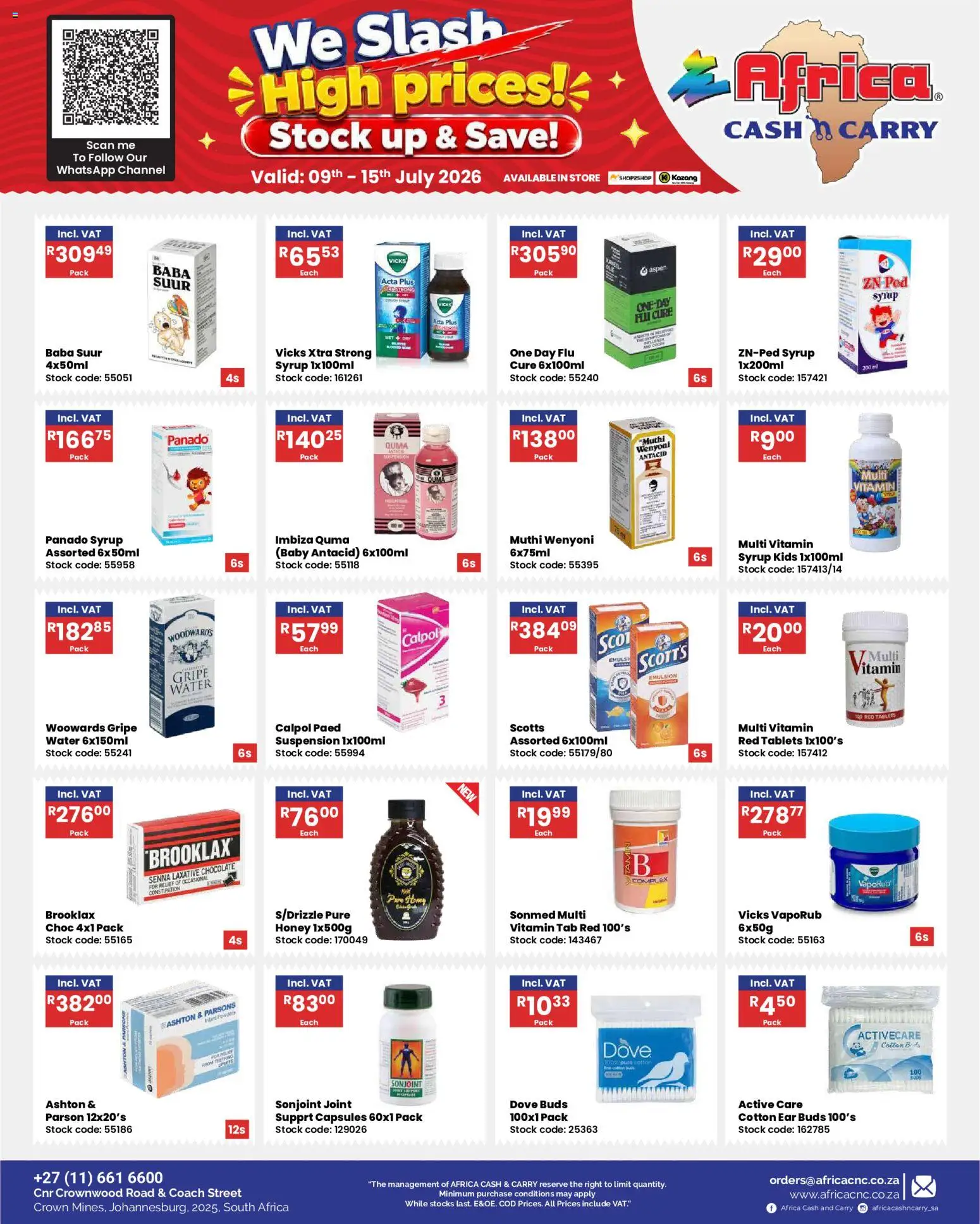 New Africa Cash & Carry catalogue – valid from 09/07/2026 | Page: 11 | Products: Bed, Chocolate, Stock, Water