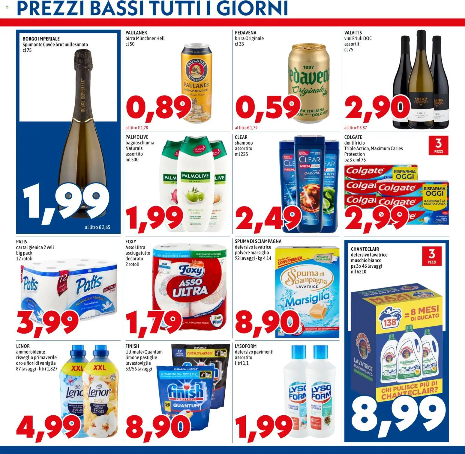 Volantino Mega del 17/09/2026 | Pagina: 11 | Prodotti: Carta igienica, Bagnoschiuma, Asciugatutto, Profumo
