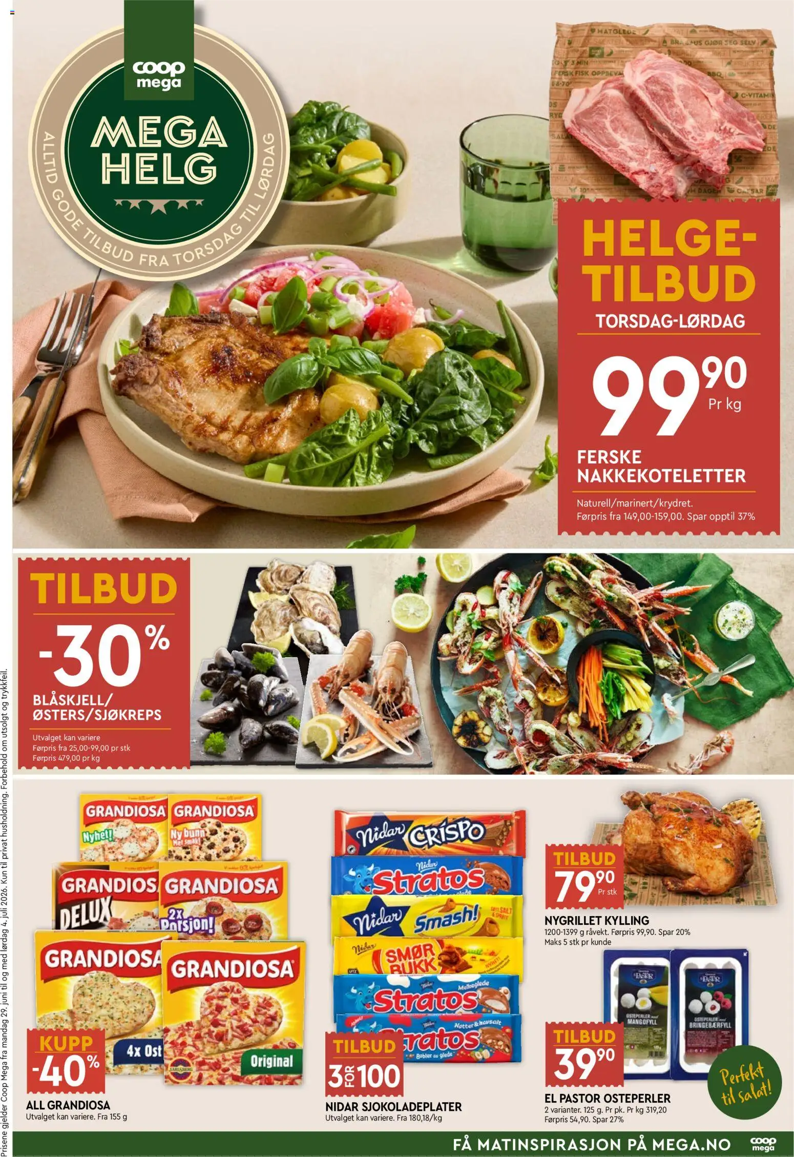 {H1} | Side: 1 | Produkter: Smør, Ost, Salat, Кришка