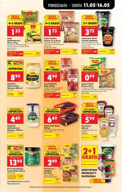 Pogląd oferty "Zupa błyskawiczna Vifon, 70 g, kurczak curry, kurczak złoty, ostro-kwaśna, kurczak chiński, pięć smaków" - ważna od 11.05.2026 | Strona: 67