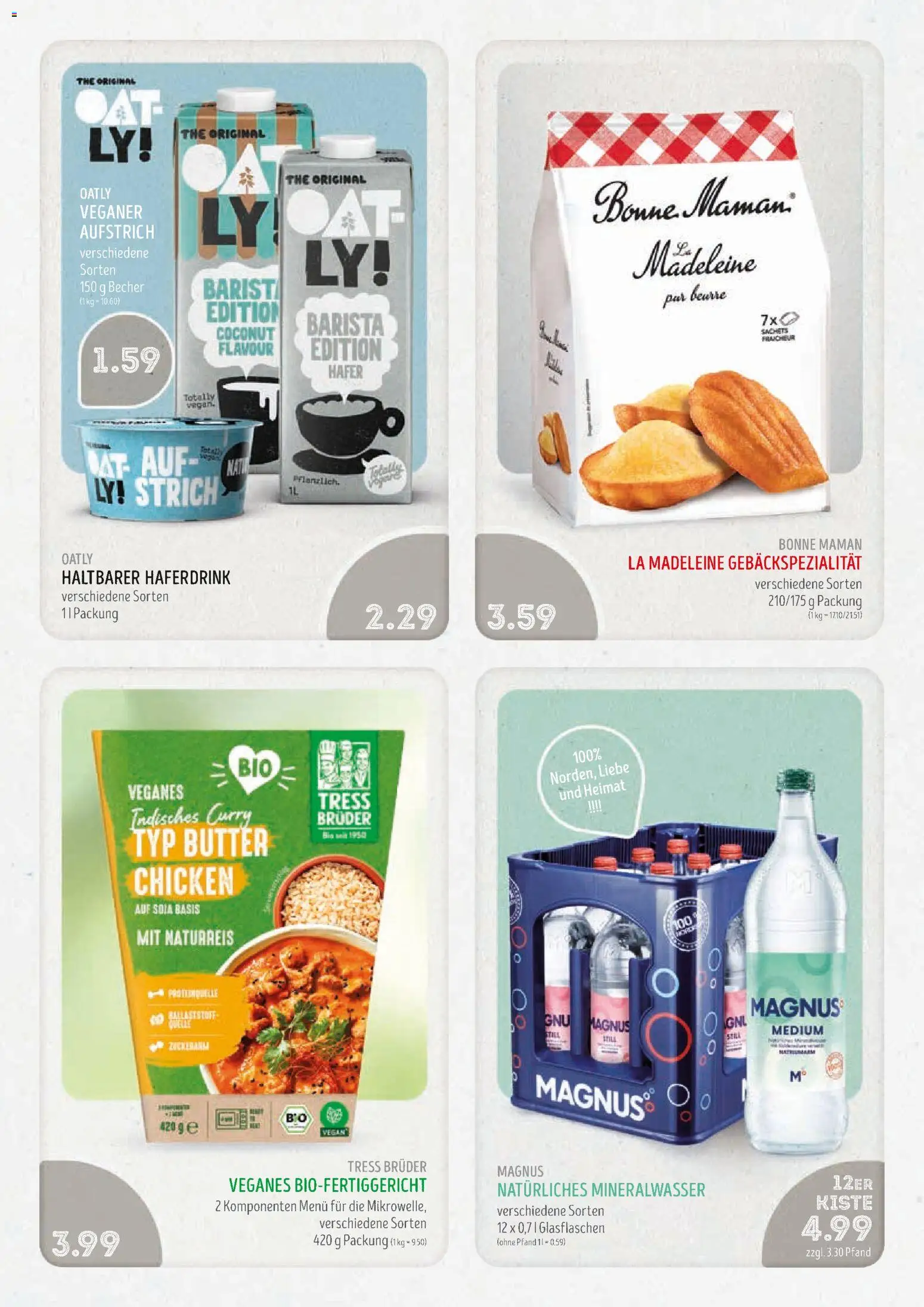 Edeka Struve Prospekt – gültig ab 29.06.2026 | Seite: 16 | Produkte: Mineralwasser, Haferdrink, Oatly, Bonne maman