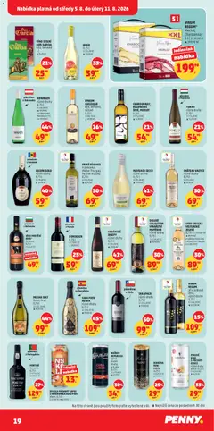 Náhled letáku VÍNO STOLNÍ DON GARCIA bílé, červené 1 l, VÍNO STOLNÍ DON GARCIA bílé, červené 1 l od 05.08.2026 | Strana: 19
