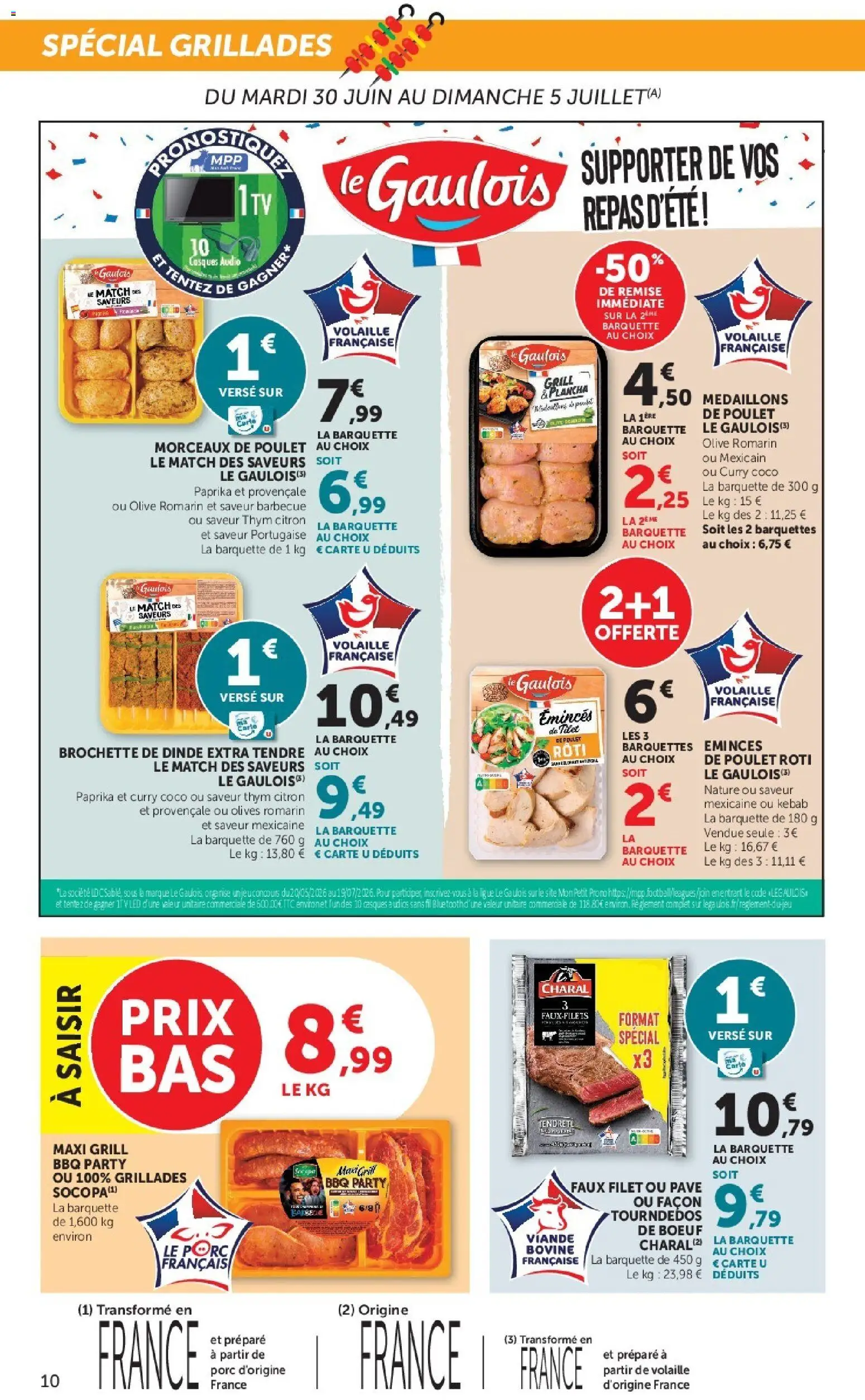 {H1} | Page: 10 | Produits: Citron, Olives, Grill, Viande